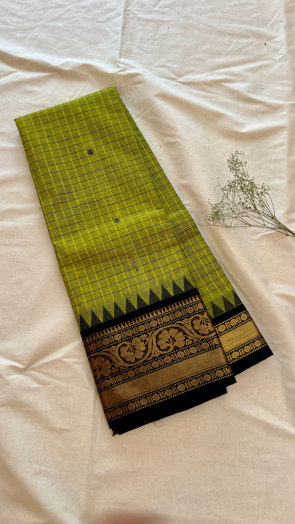Kattam Chettinad Cotton Saree CW306