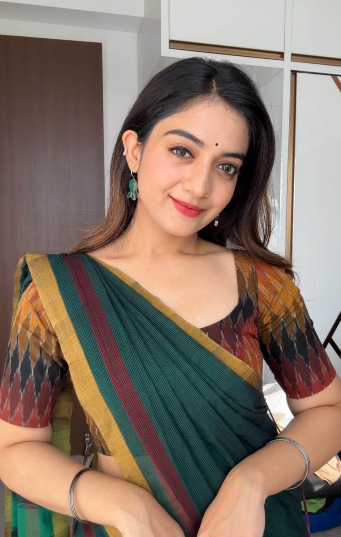 Multicolor Ikkat Blouse