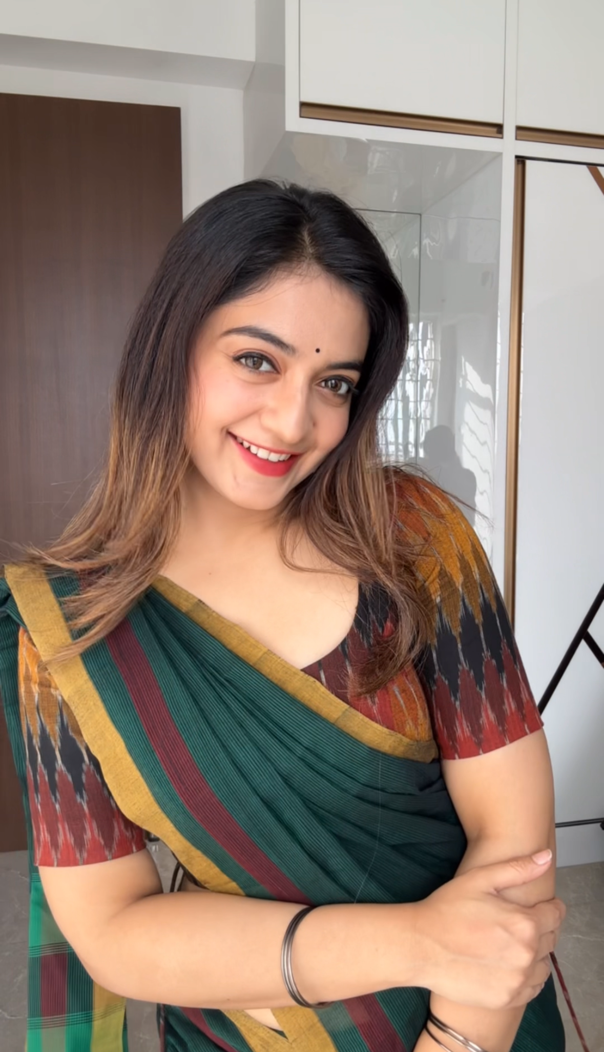 Multicolor Ikkat Blouse