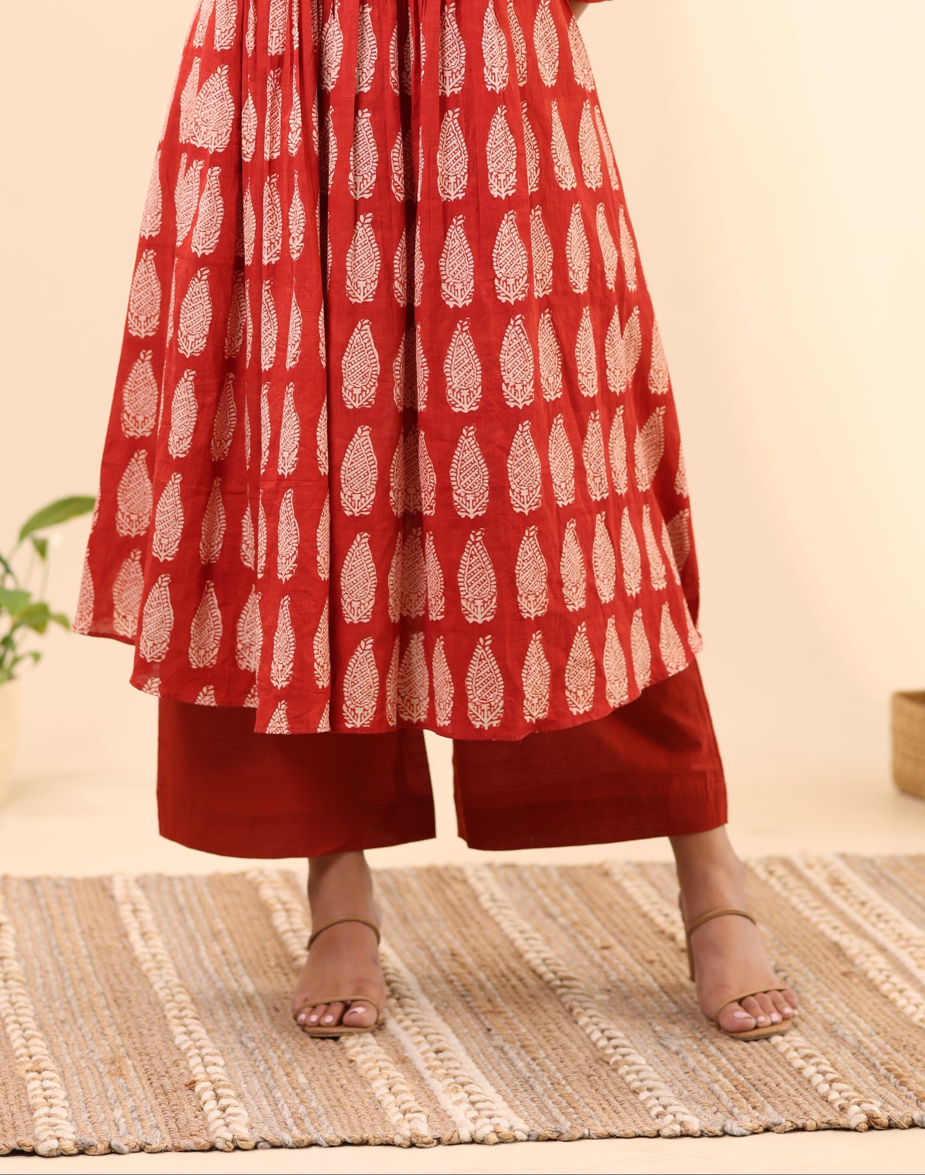 Maroon Palazzo Pant