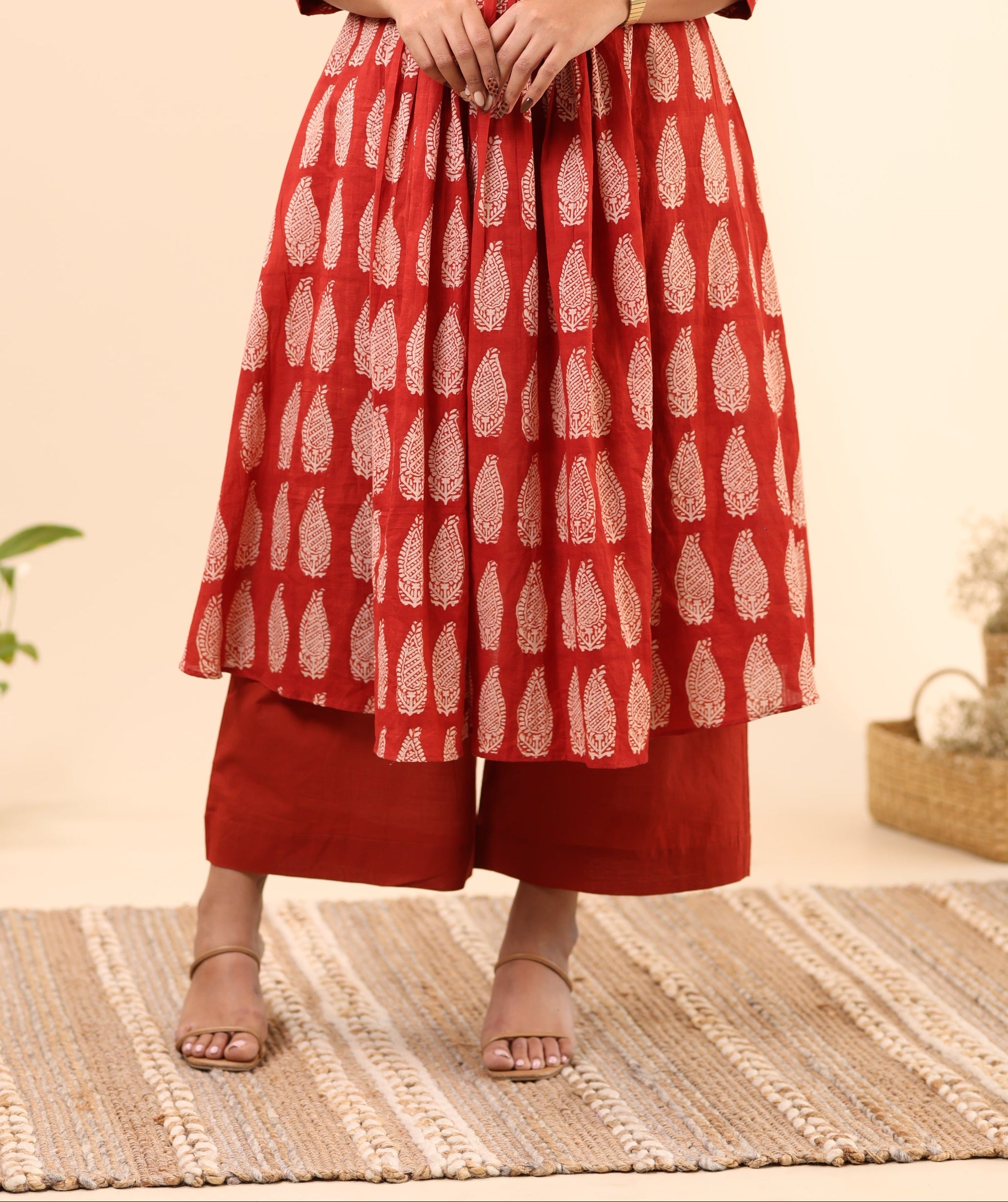 Maroon Palazzo Pant