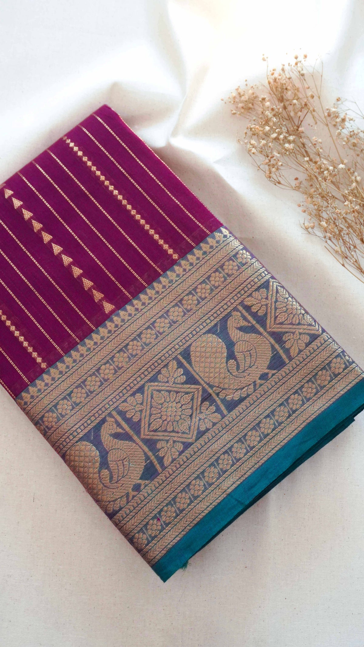 Vairaoosi chettinad Cotton Saree 01