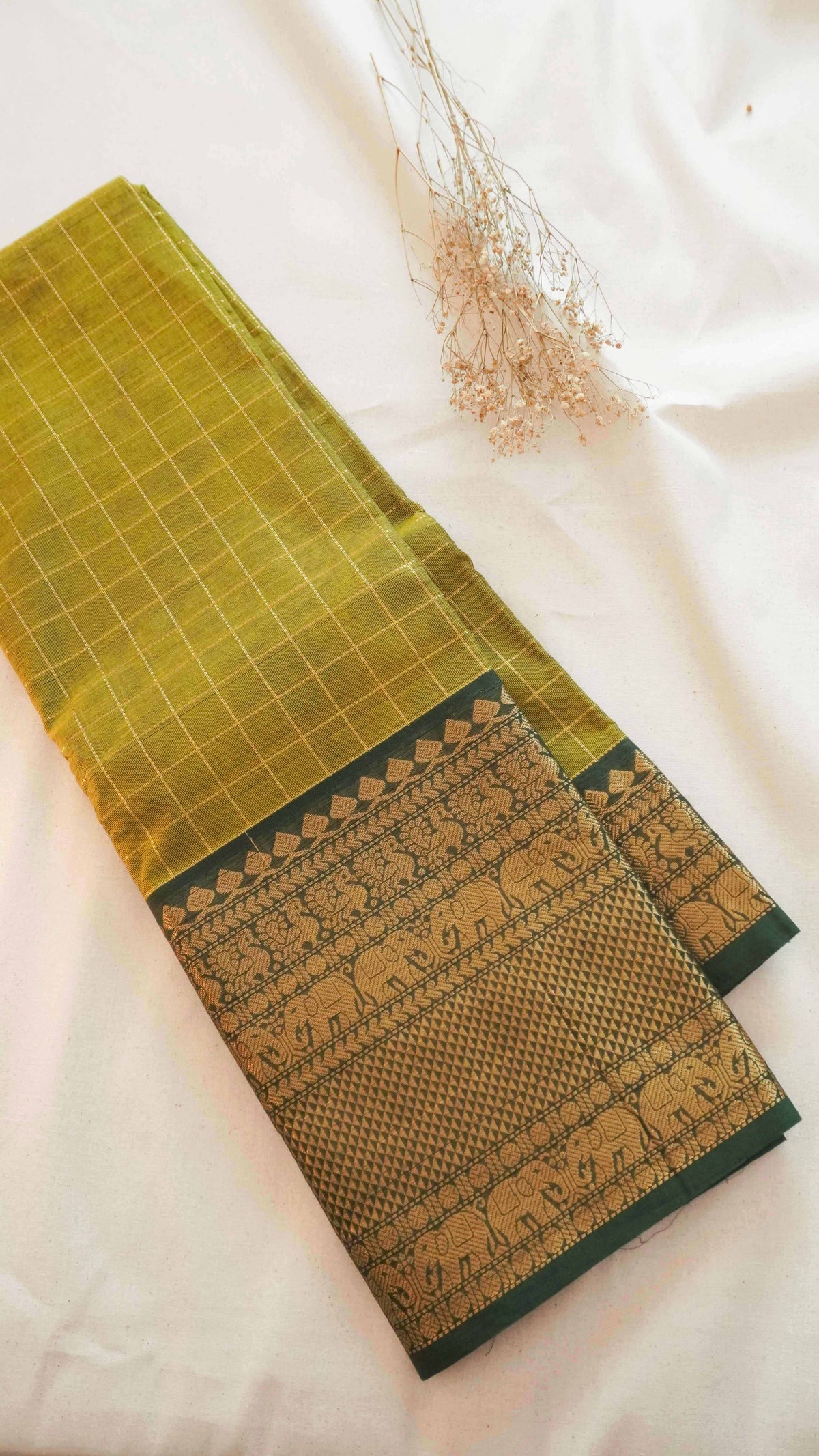 Kattam Chettinad Cotton Saree K01
