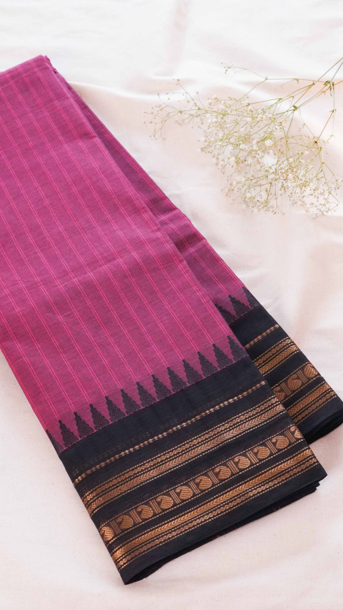 Vairaoosi Chettinad Cotton Saree CW64