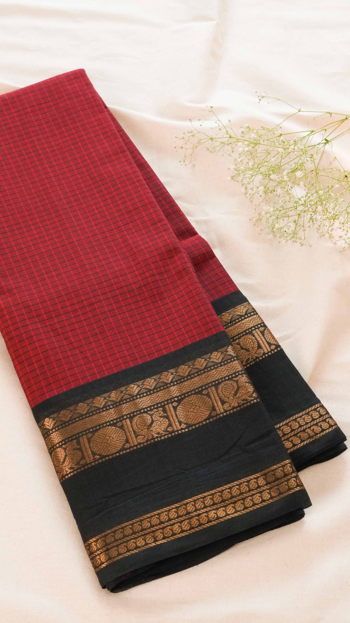 Kattam Chettinad Cotton Saree CW63