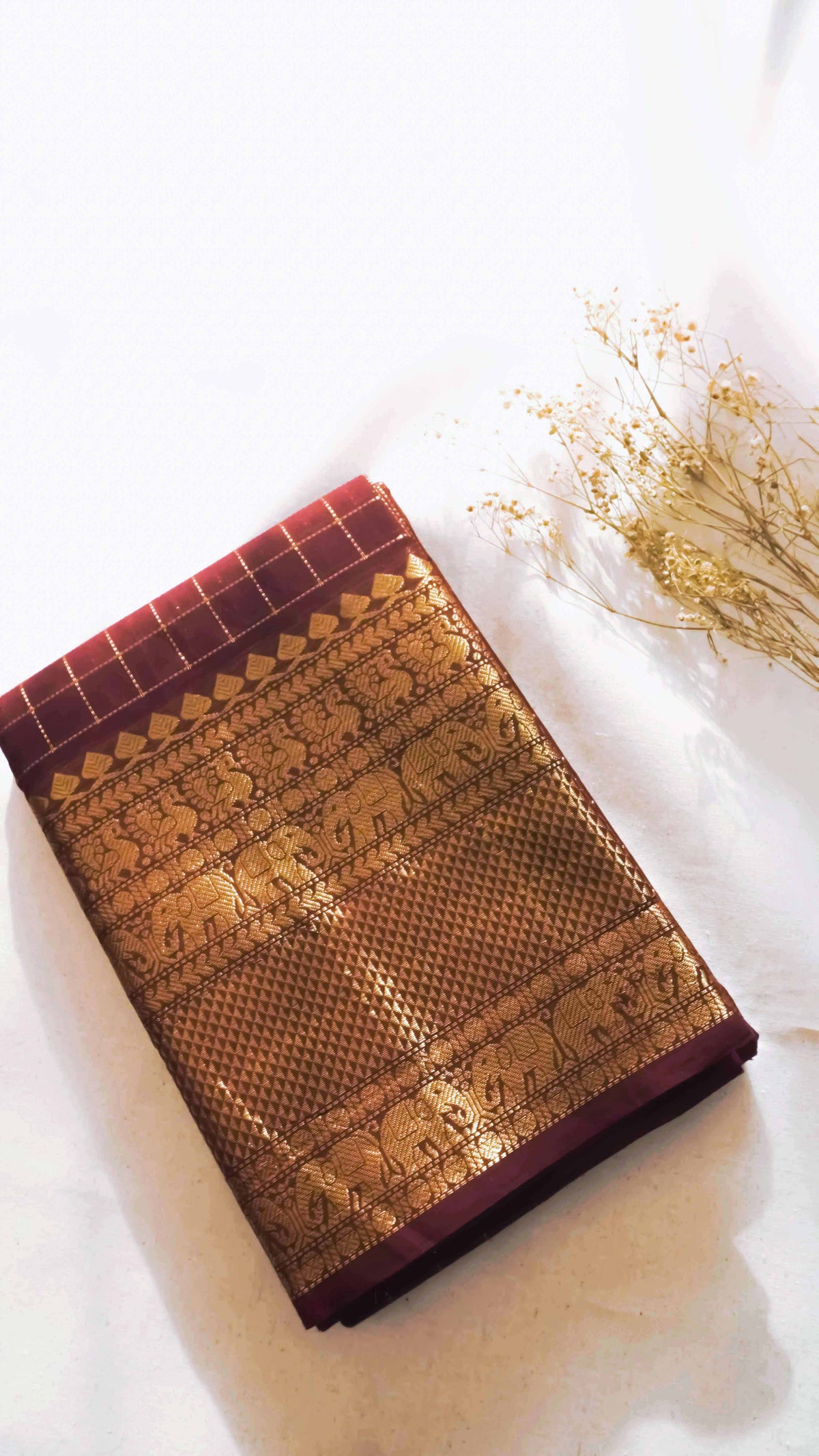 Kattam Chettinad Cotton Saree K03
