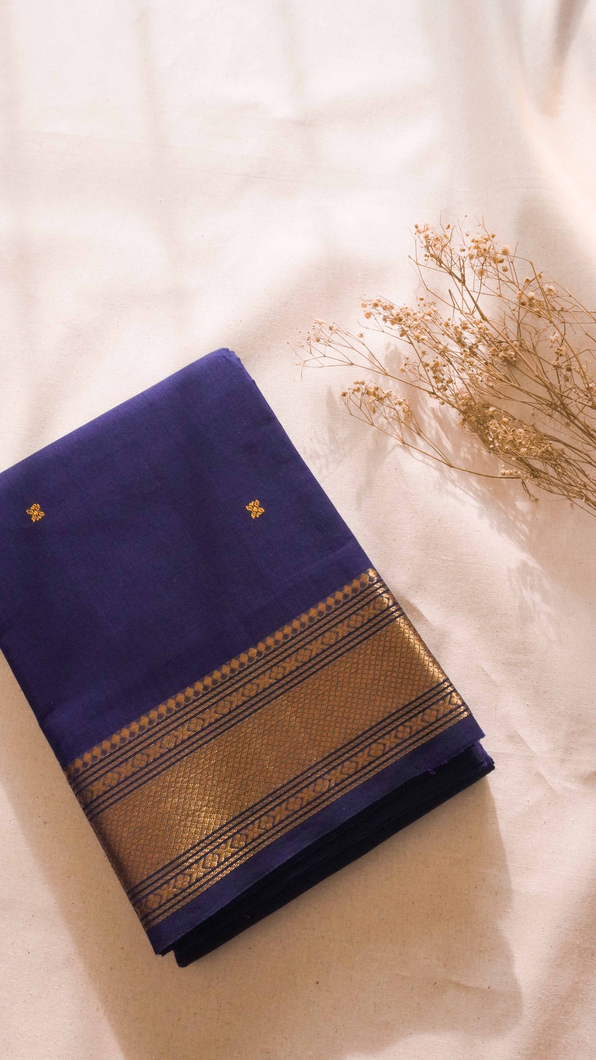 Butta Chettinad Cotton Saree CW38