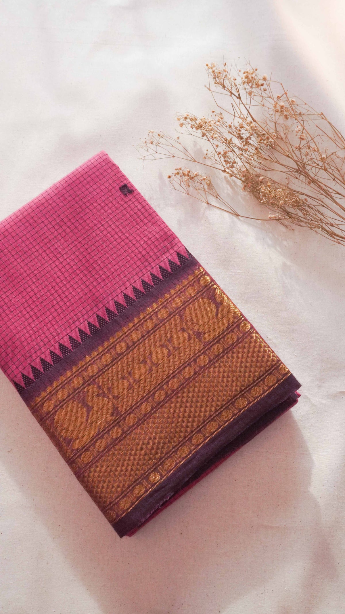 Kattam Chettinad Cotton Saree CW32