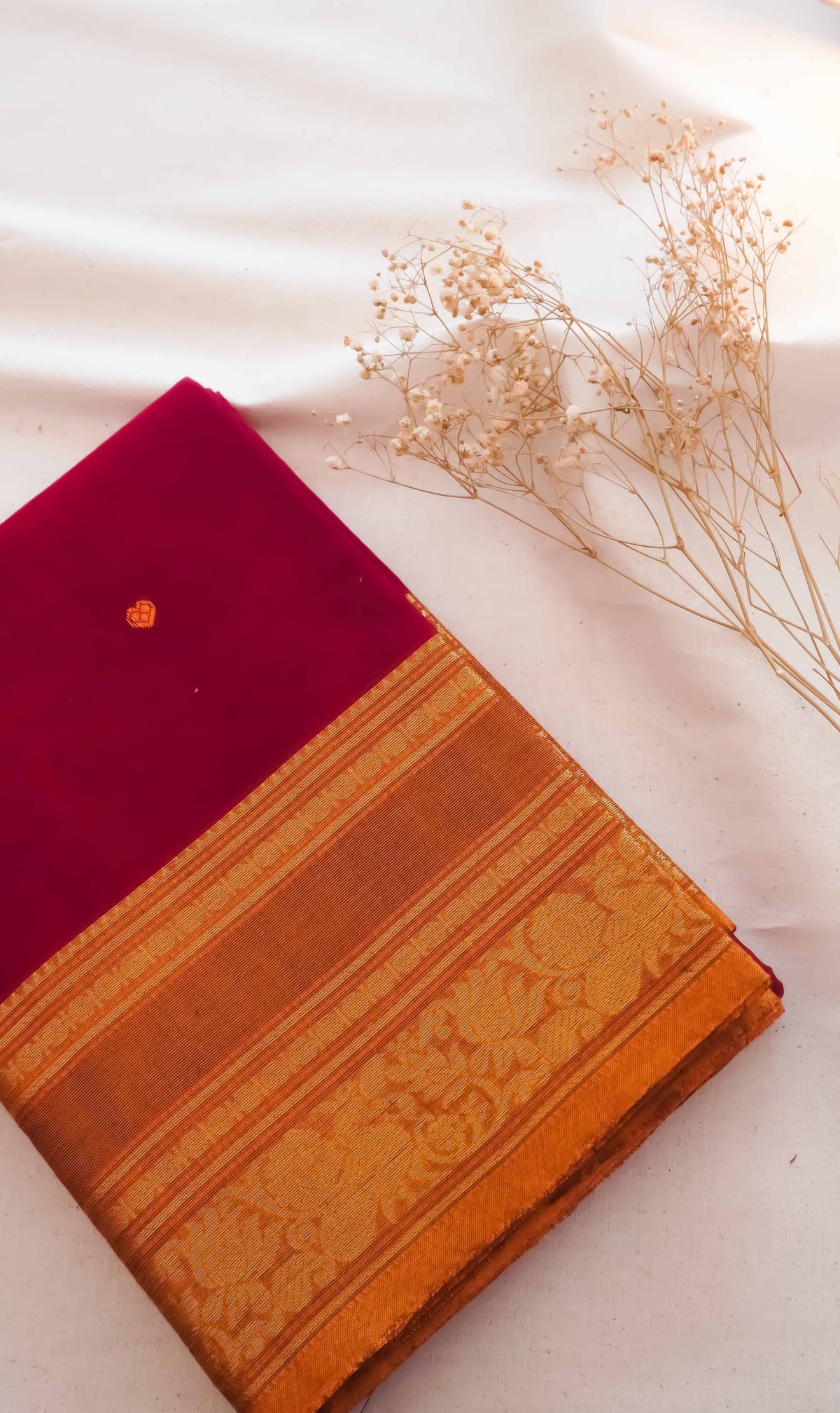 Butta Chettinad Cotton Saree CW30