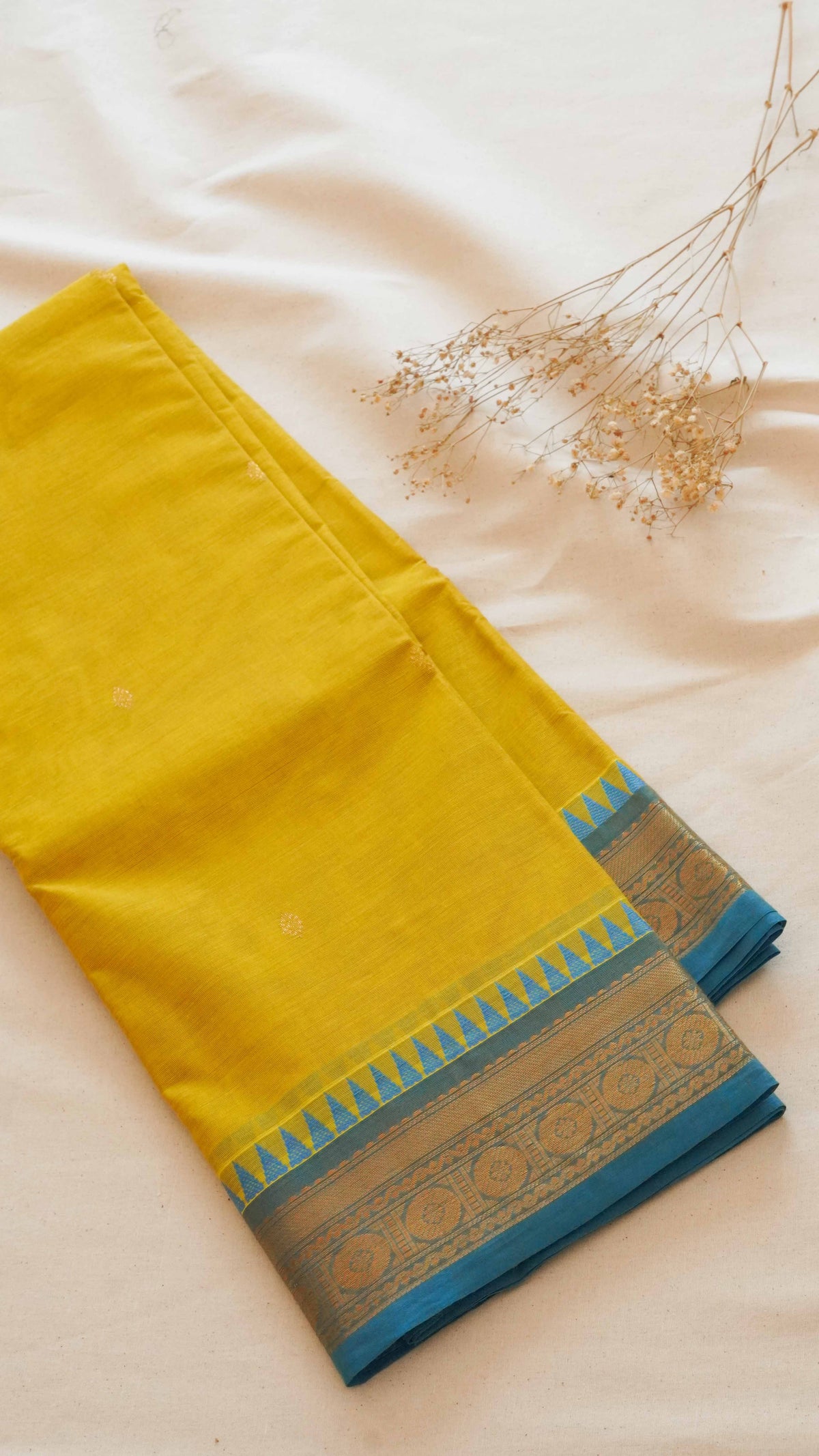 Butta Chettinad Cotton Saree CW29