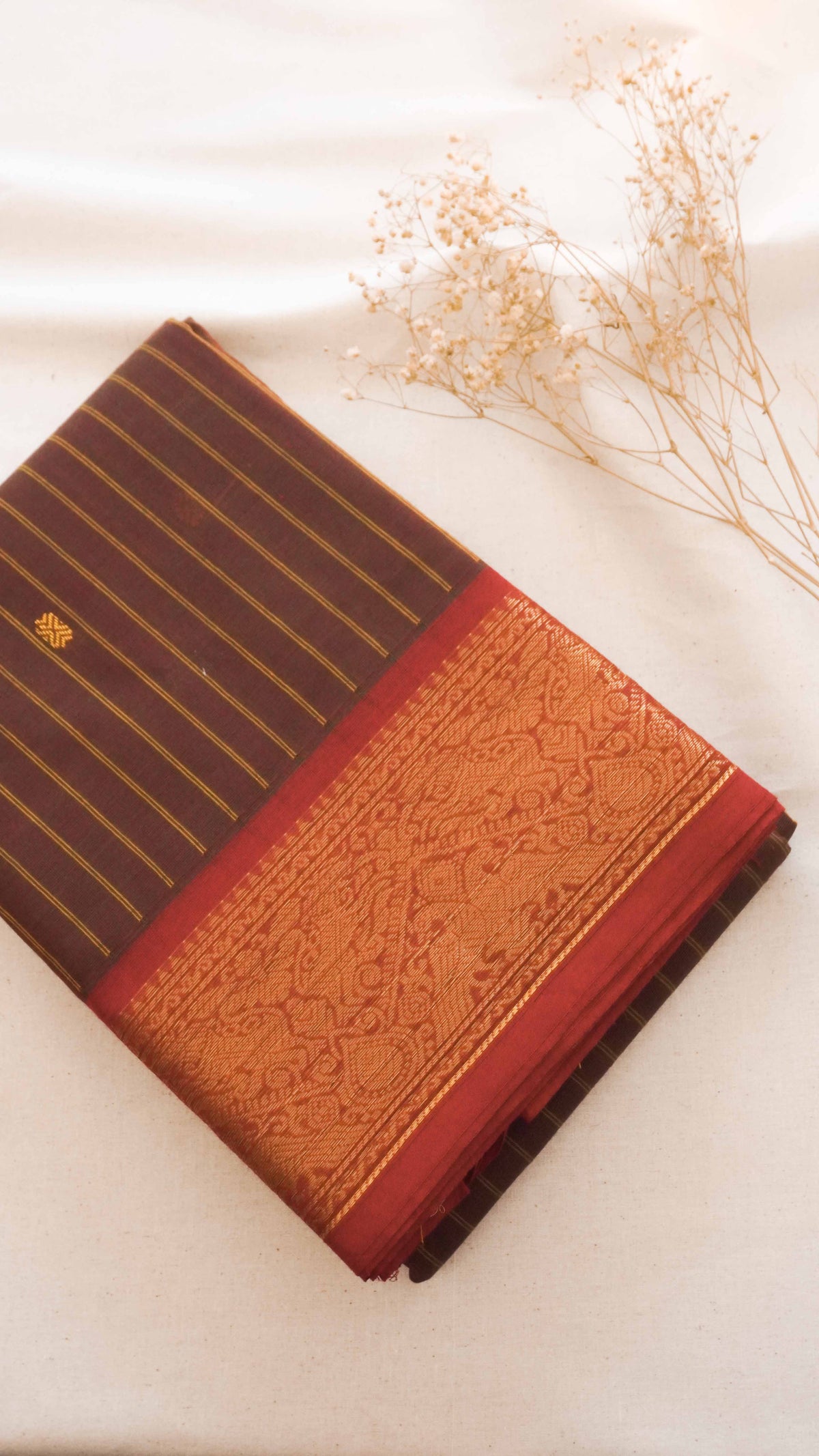 Vairaoosi Chettinad Cotton Saree CW24