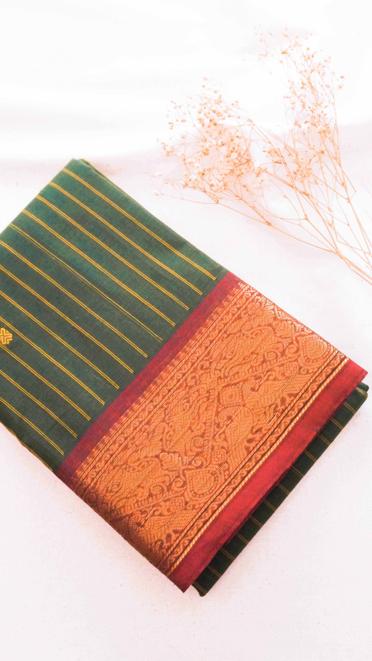 Vairaoosi Chettinad Cotton Saree CW23