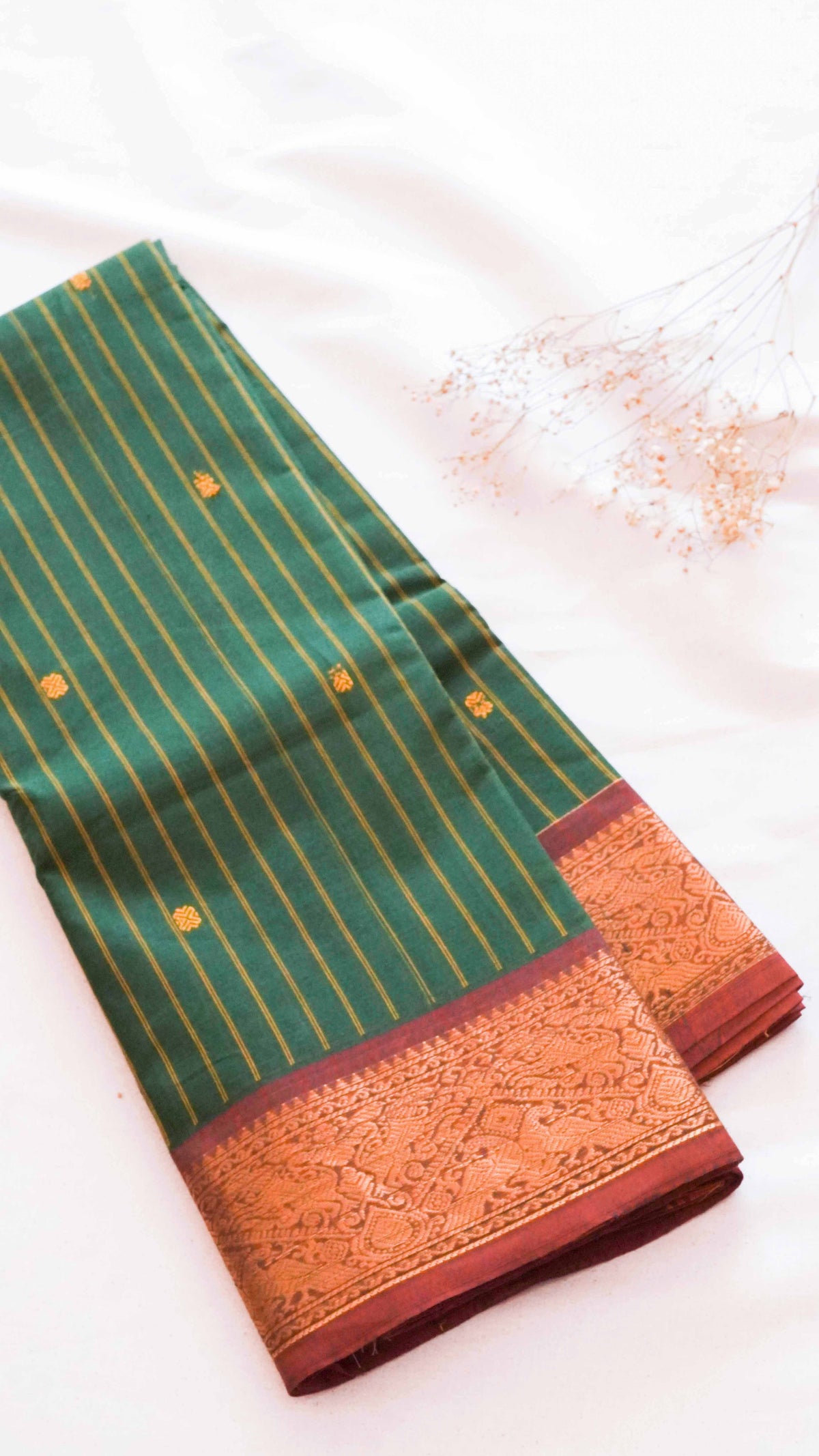 Vairaoosi Chettinad Cotton Saree CW23