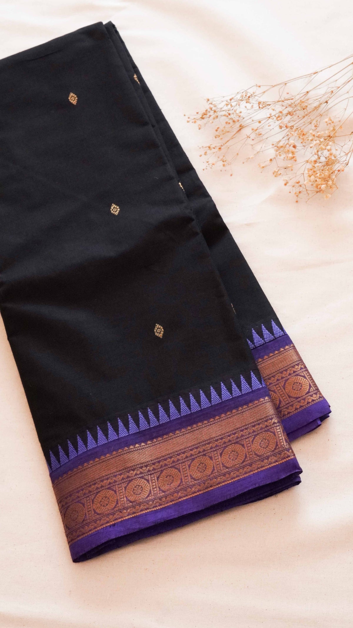 Butta Chettinad Cotton Saree CW22