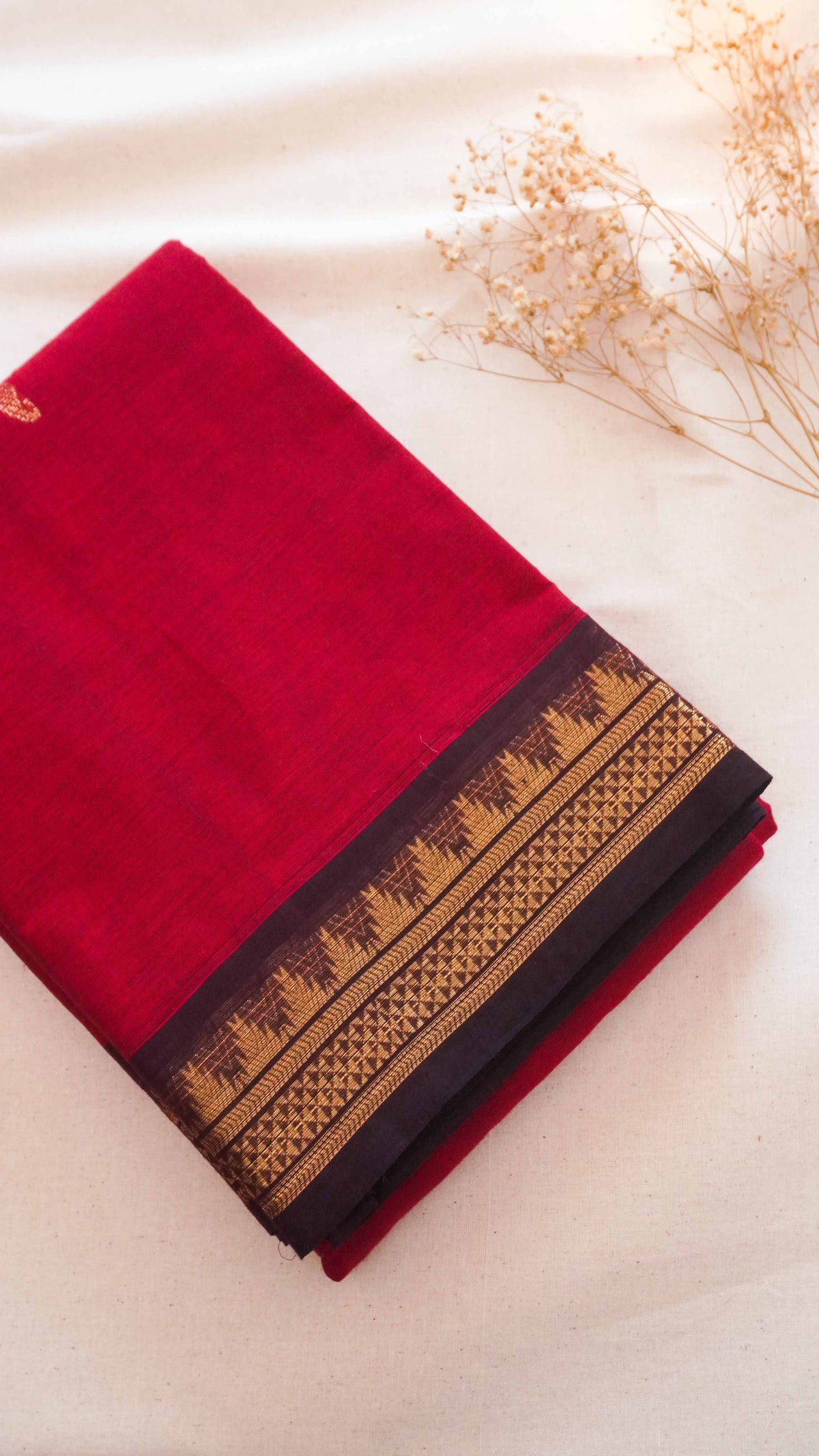 Butta Chettinad Cotton Saree CW19
