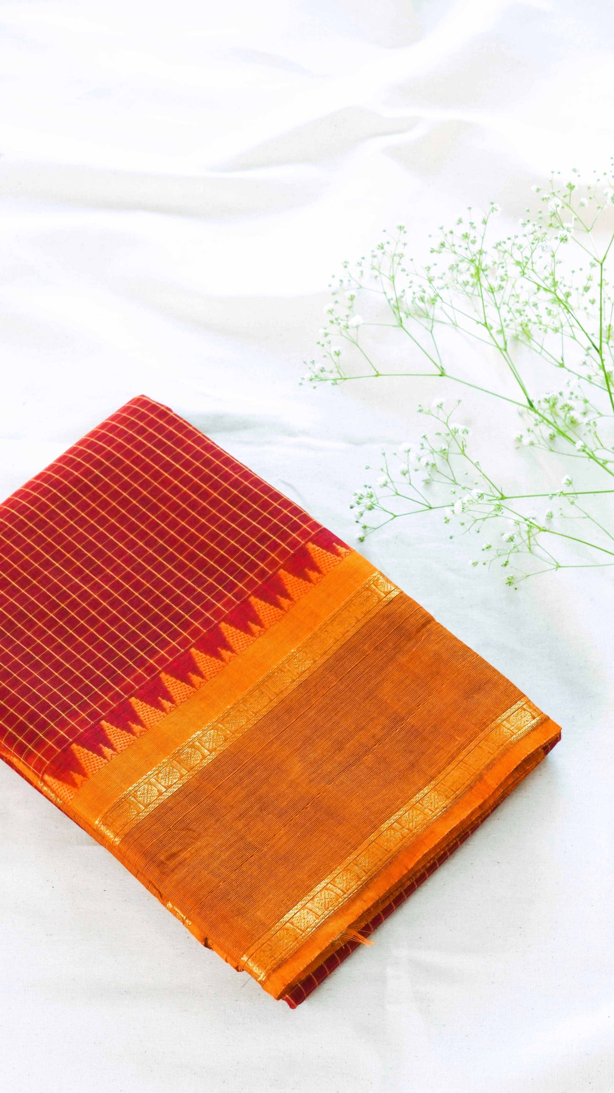 Kattam Chettinad Cotton Saree CW10