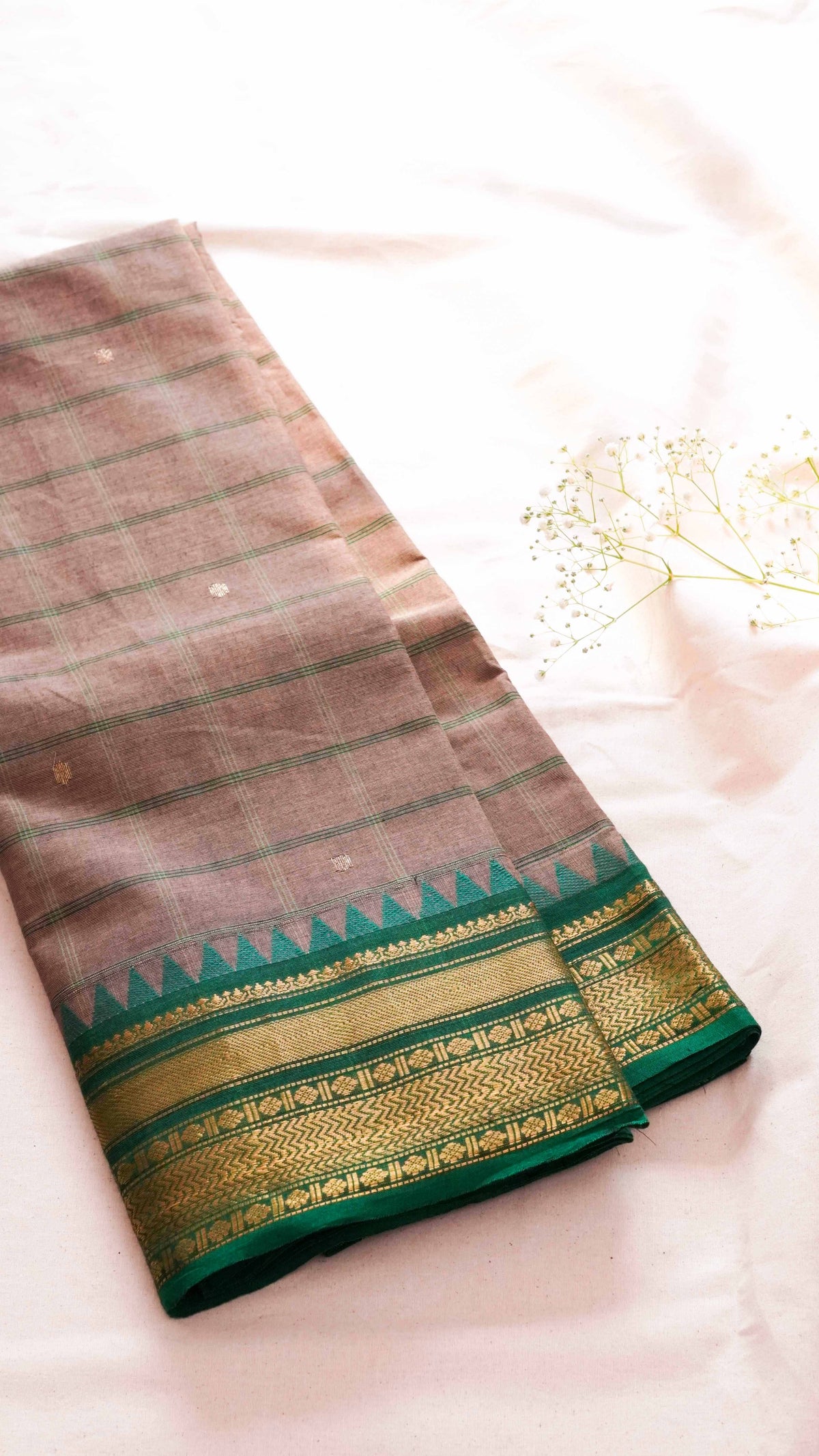Kattam Chettinad Cotton Saree CW9