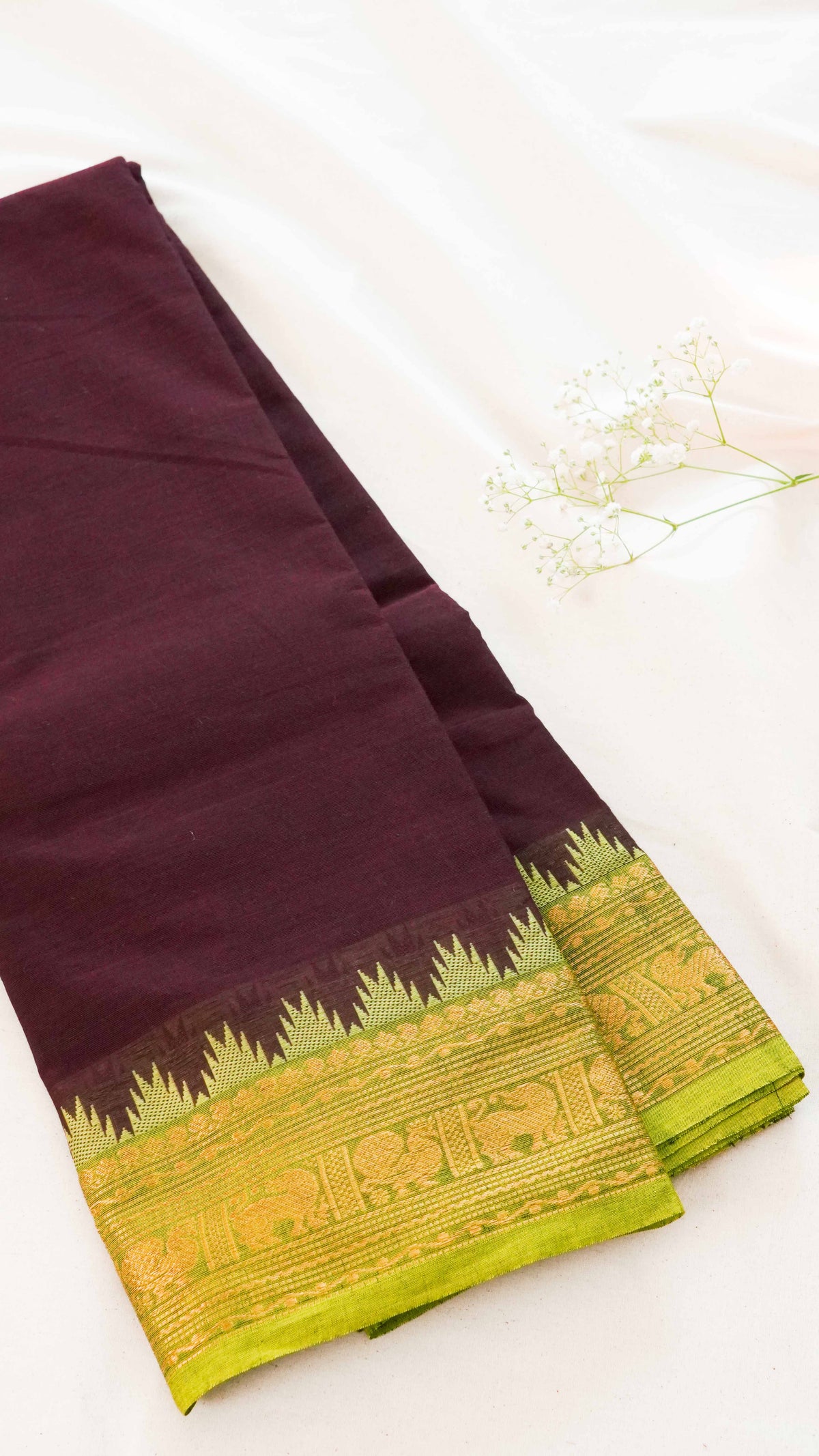 Kanchi Chettinad Cotton Saree CW125