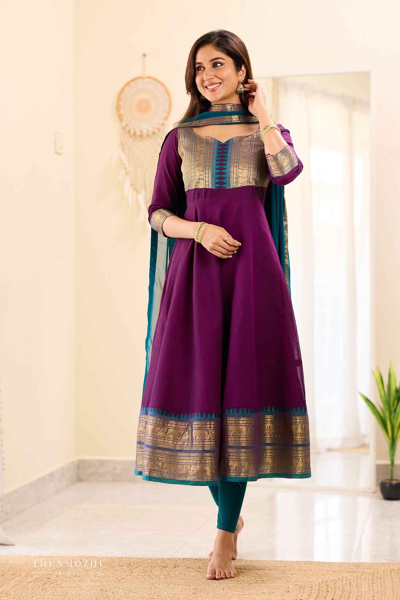 Mulberry Chettinad Anarkali
