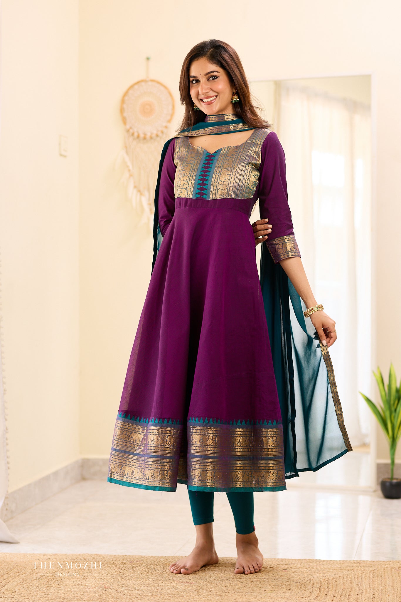 Mulberry Chettinad Anarkali