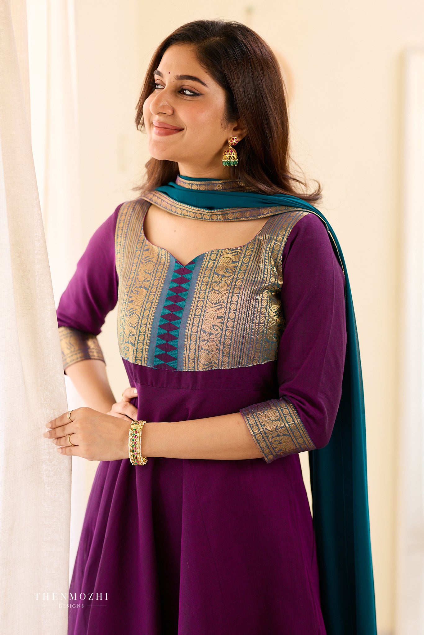 Mulberry Chettinad Anarkali