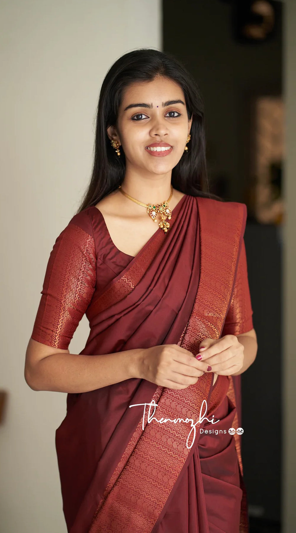 Nakshatra Maroon (Big Border)