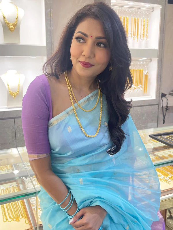 Nithya R V (Ethnic Sky Blue)