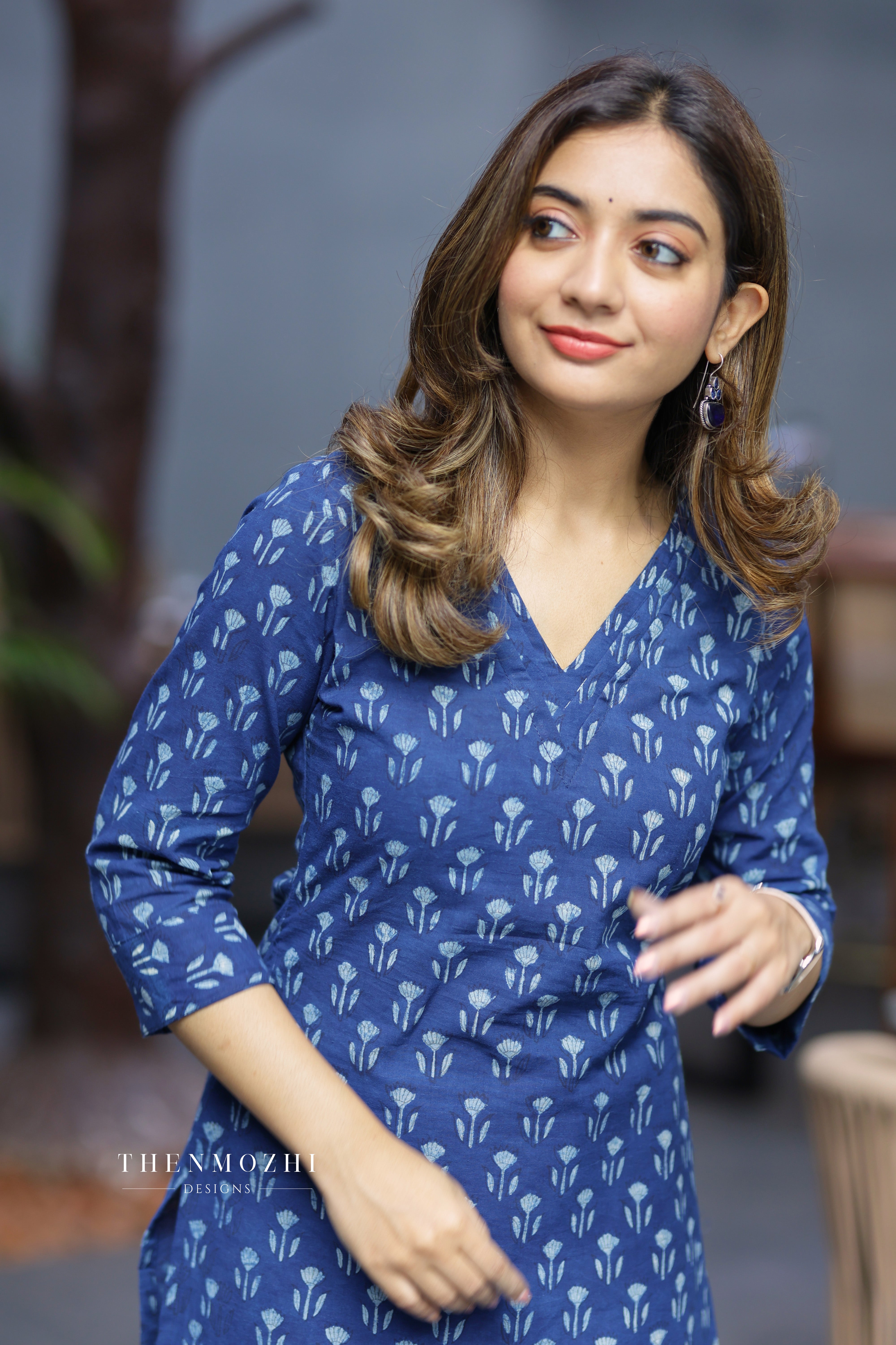 Indigo Printed Co-ord Set