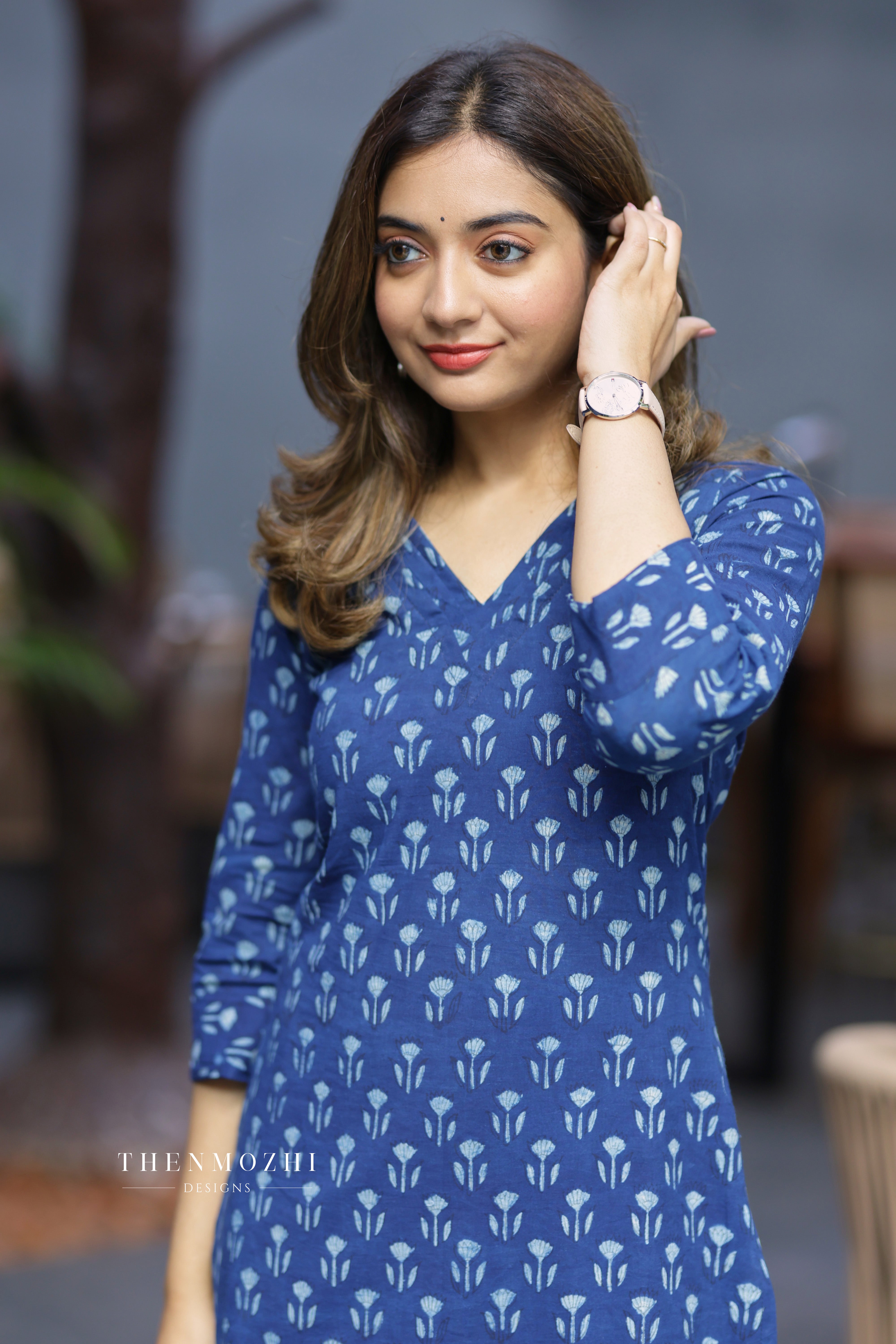 Indigo Printed Co-ord Set