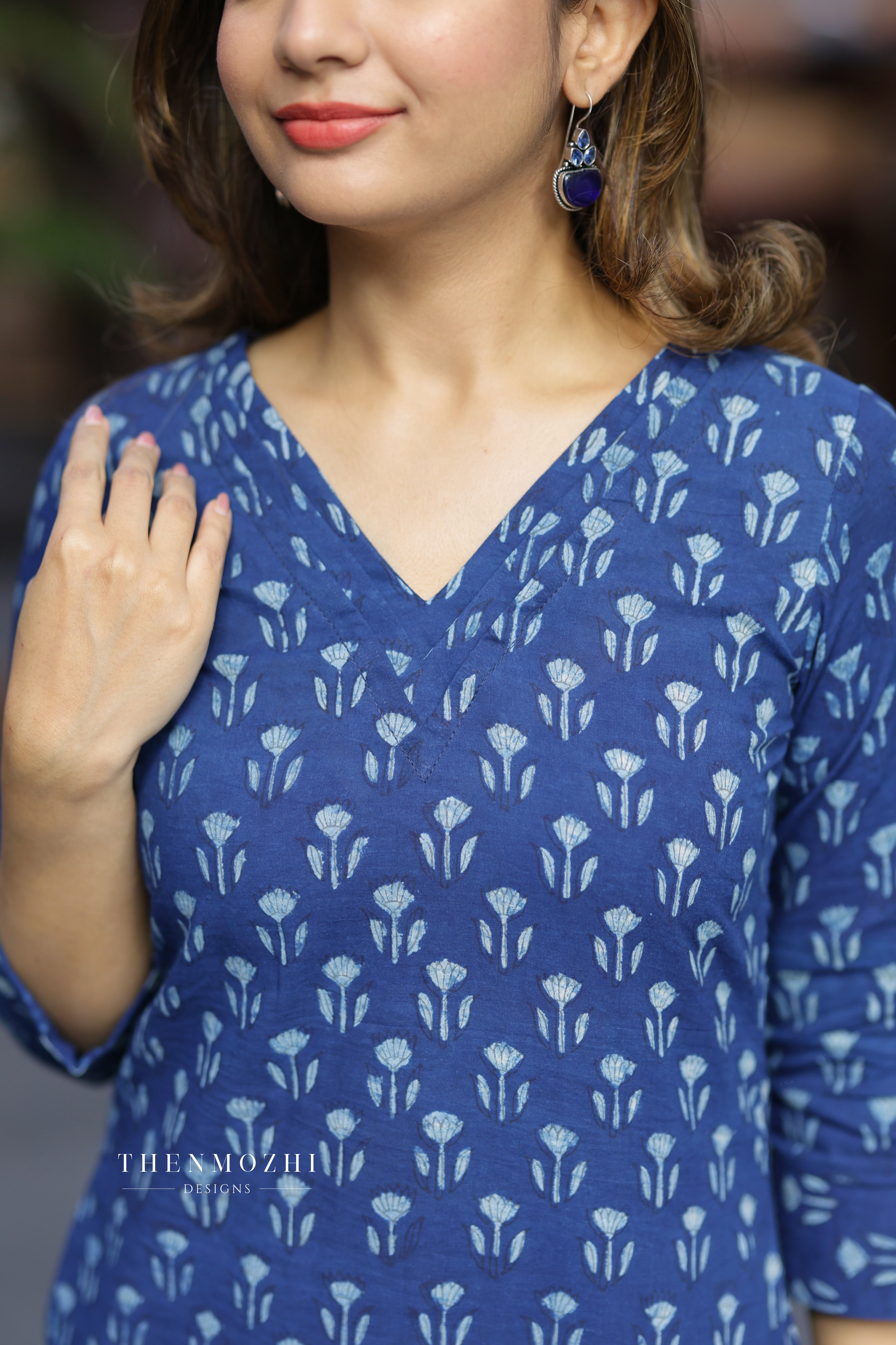 Indigo Printed Co-ord Set