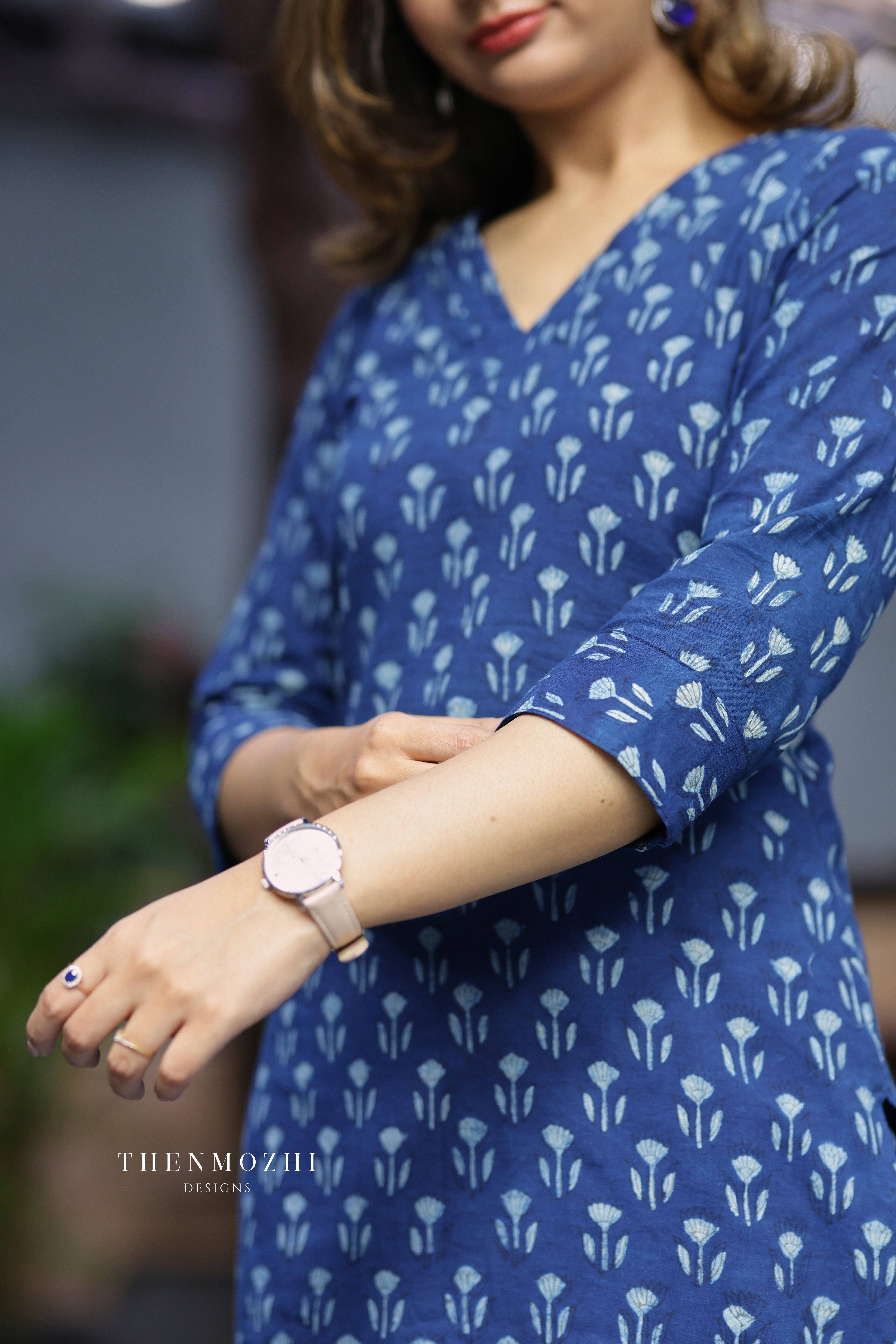 Indigo Printed Co-ord Set