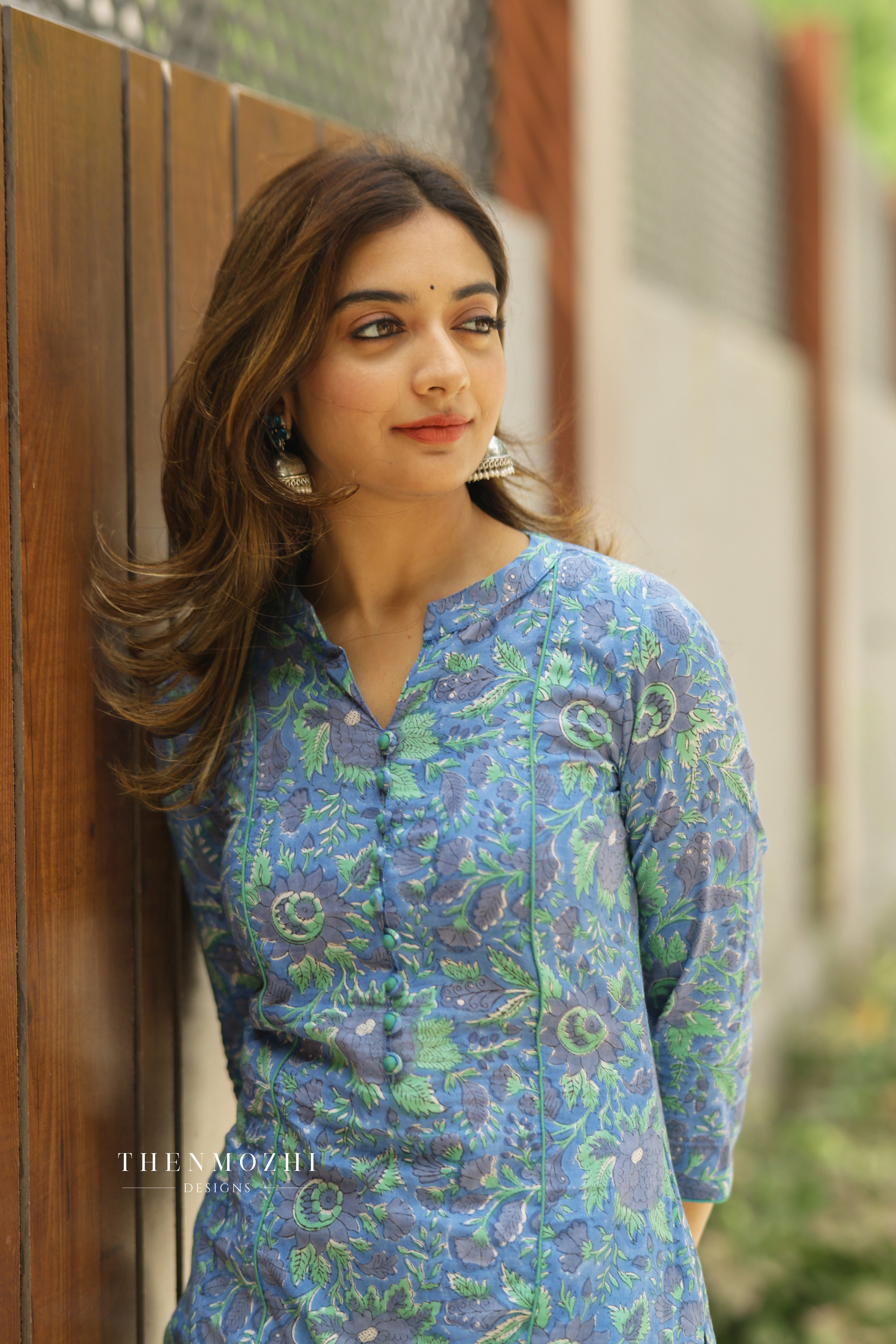 Blue Printed Co-ord Set