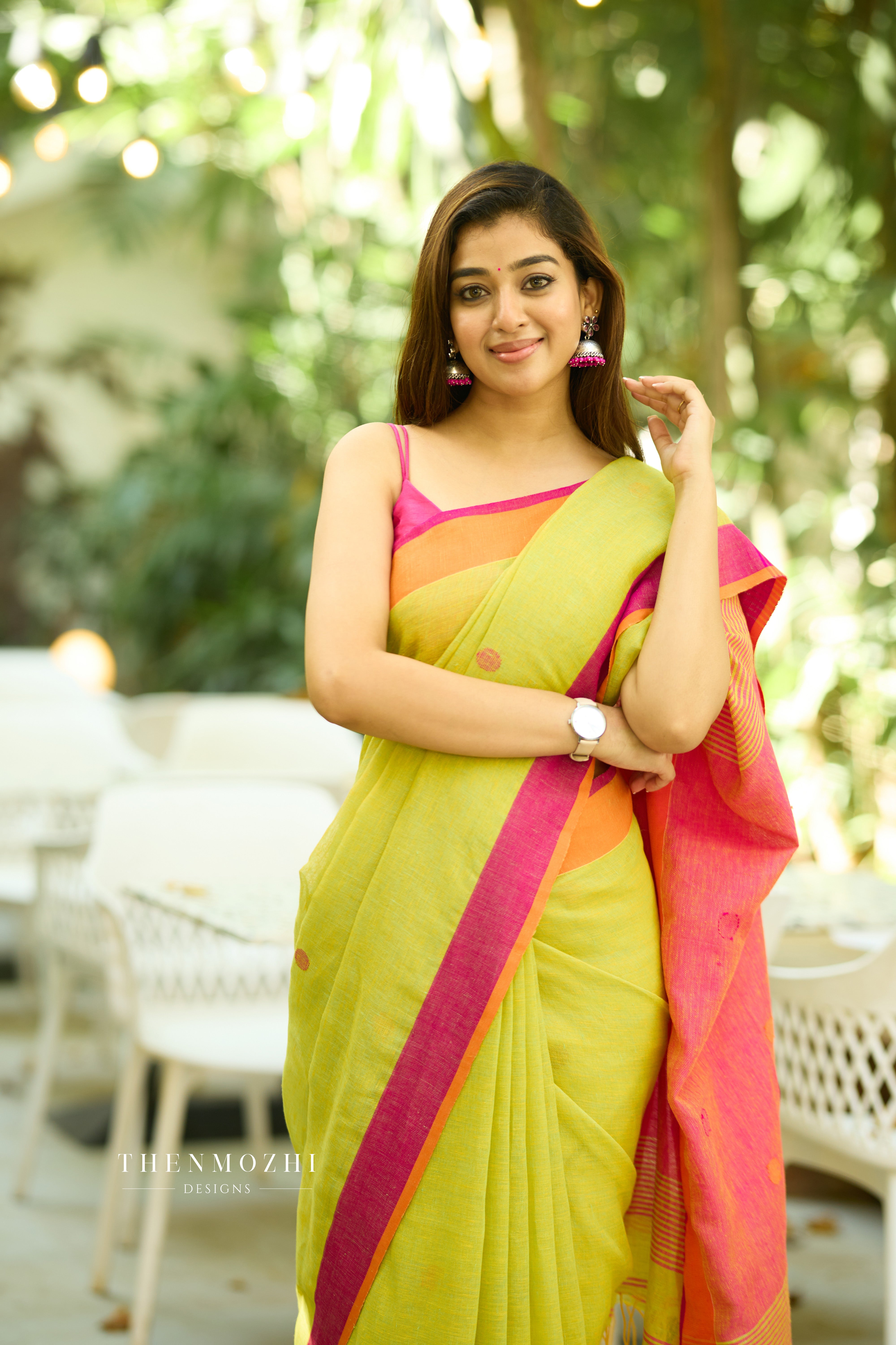 Pink Sleeveless Blouse