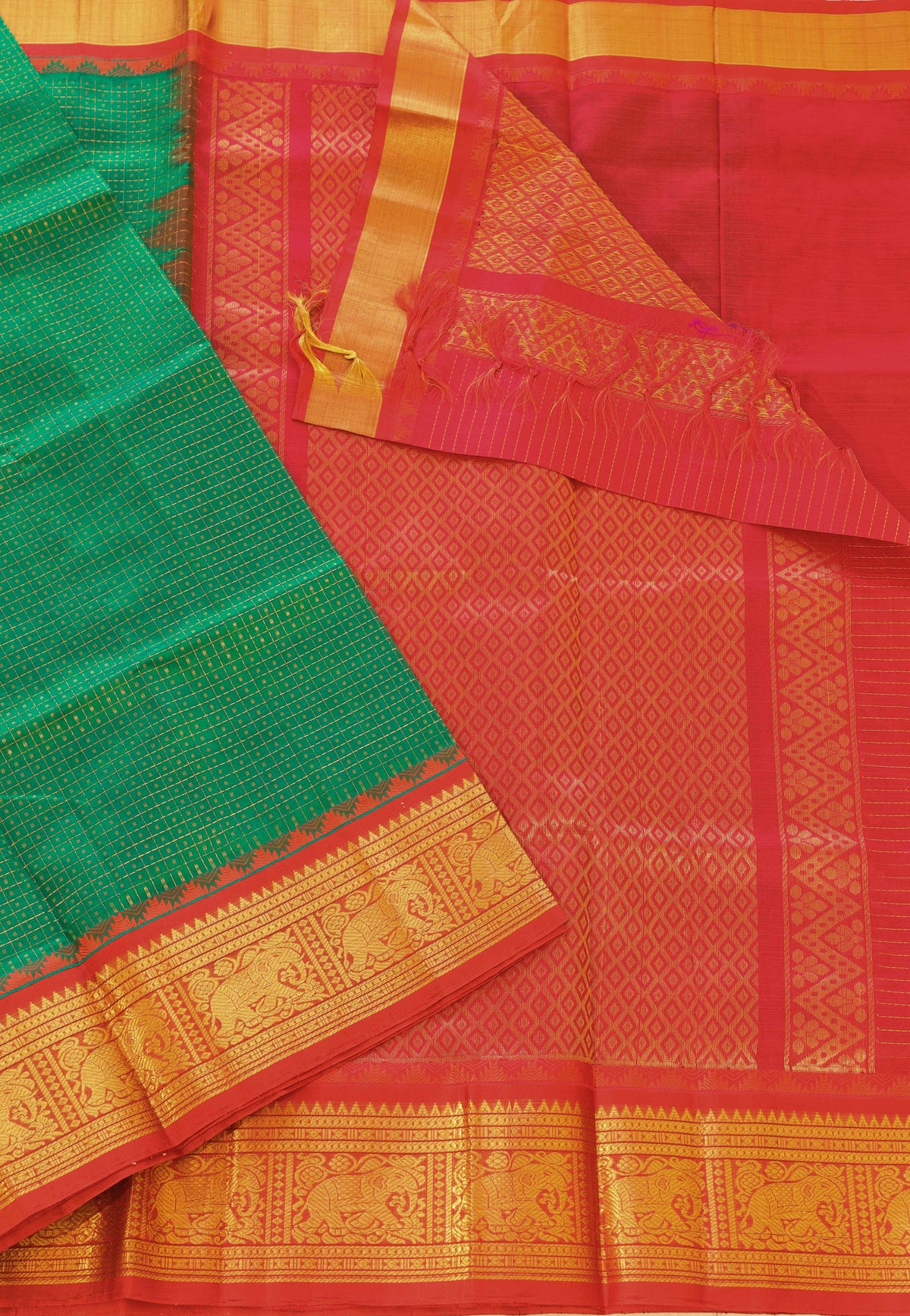 Kanchi Silk Cotton Saree A164