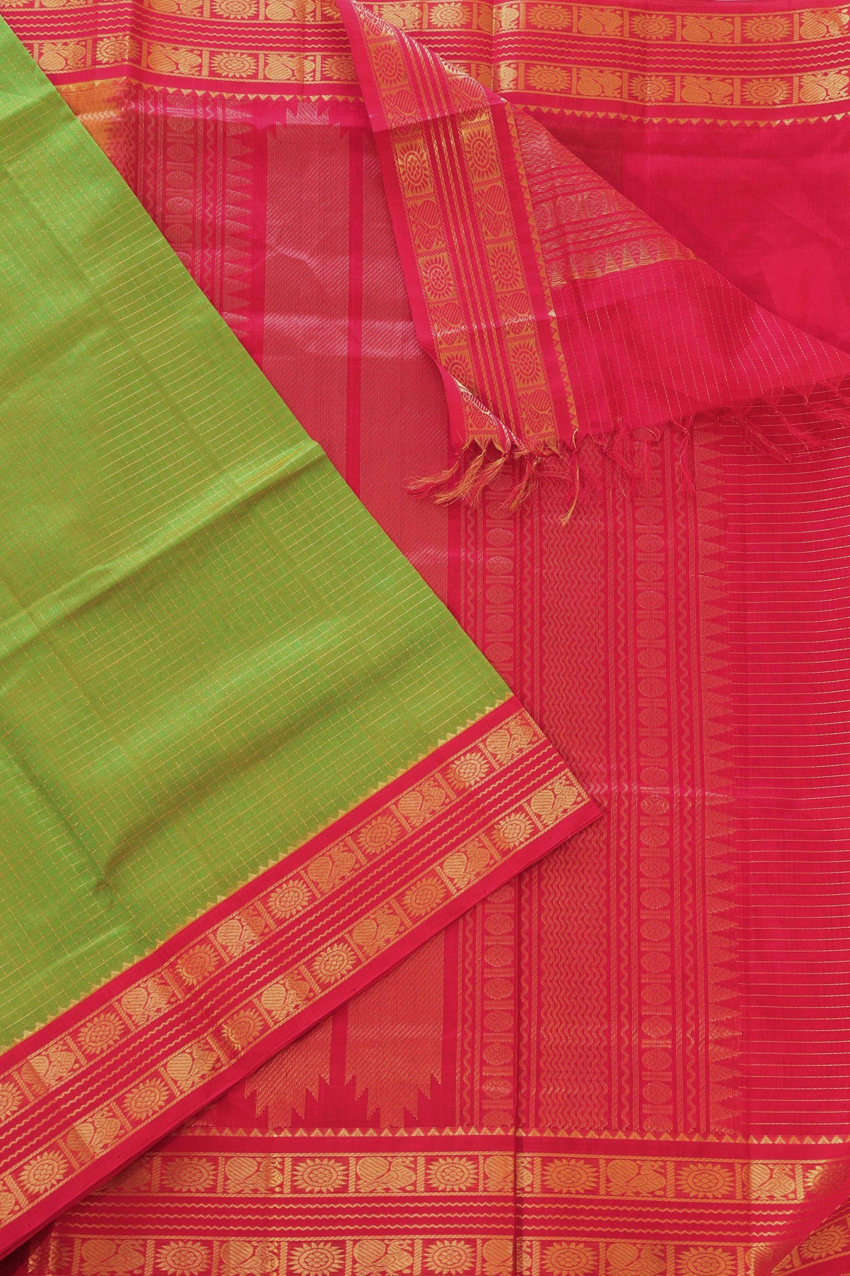Kanchi Silk Cotton Saree A166