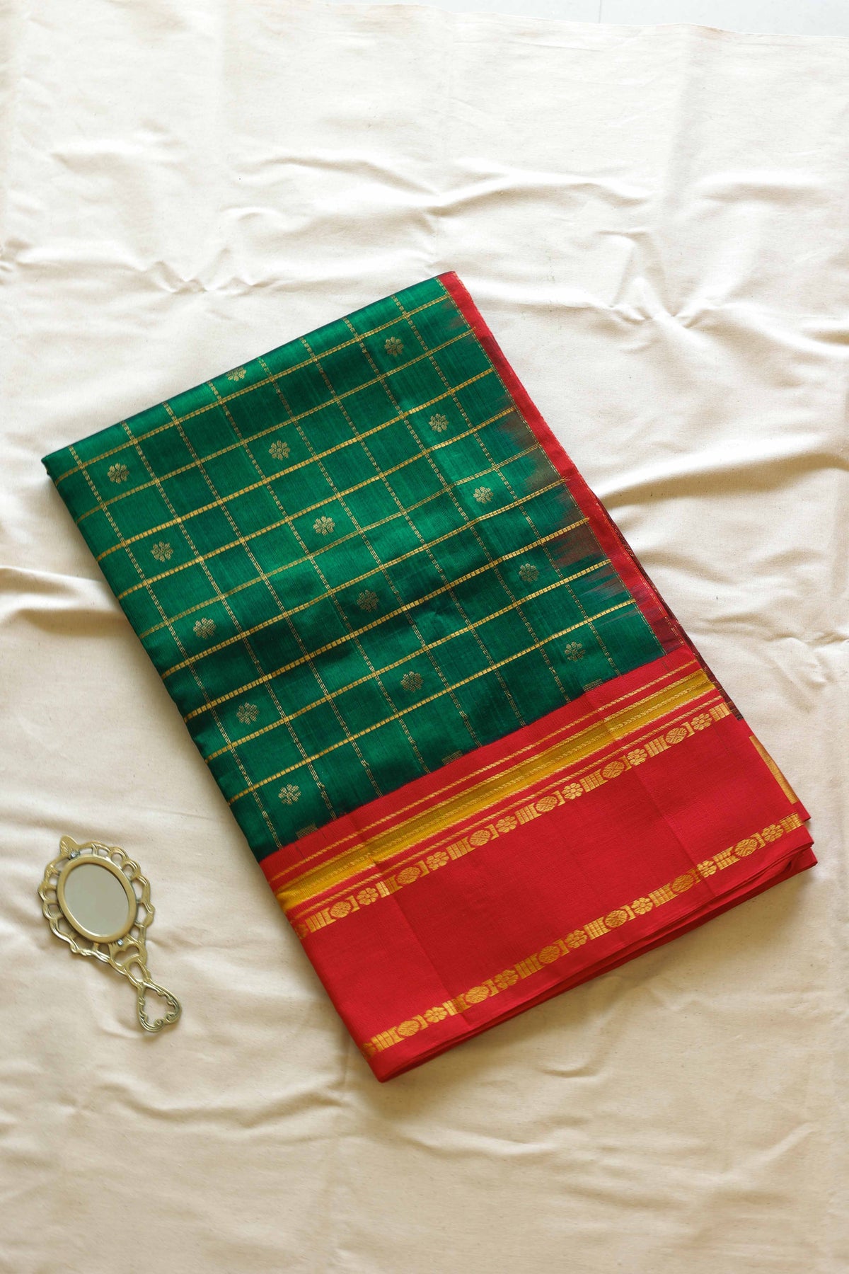 Kanchi Silk Cotton Saree A178