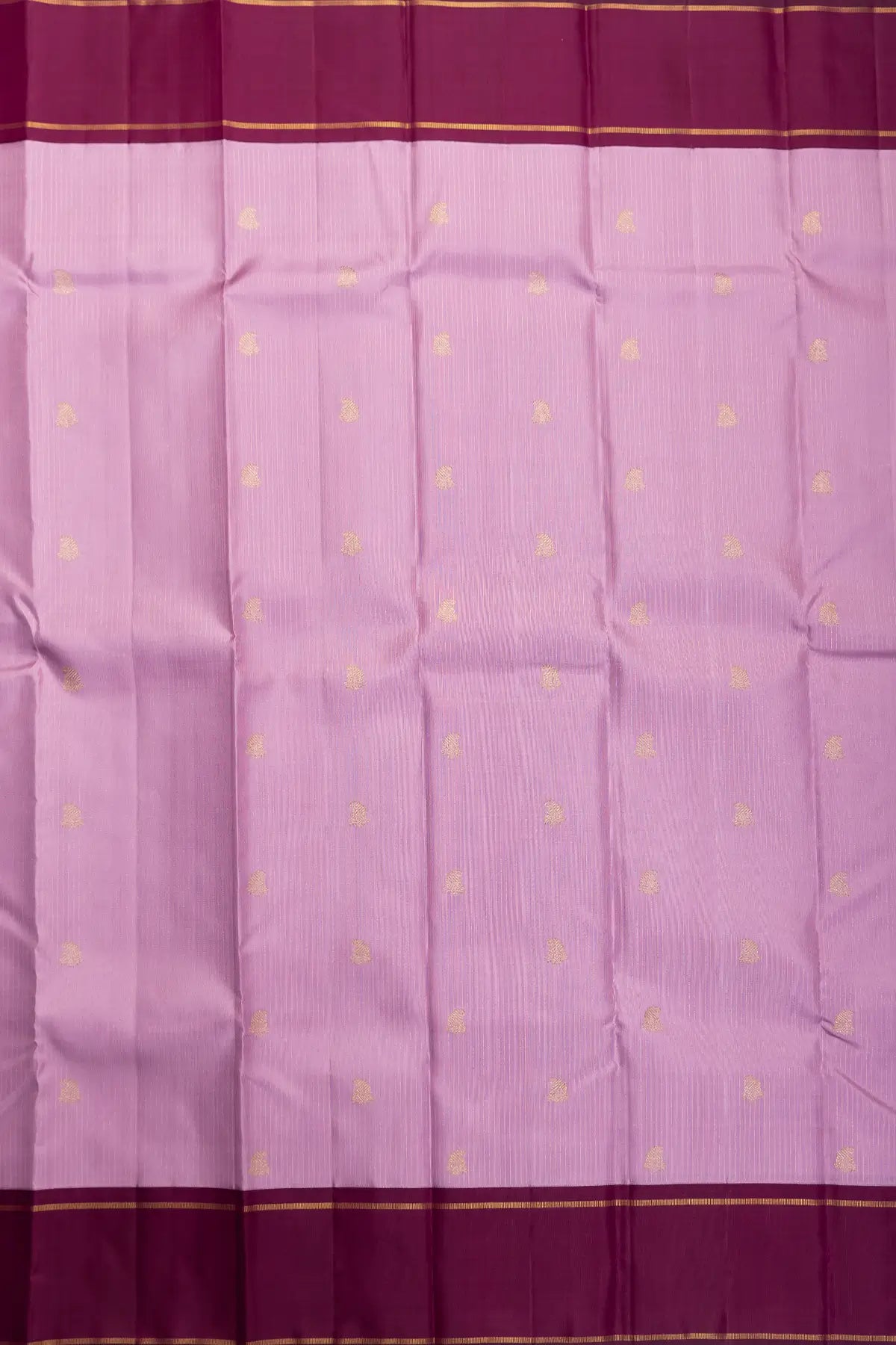 Lilac Kanjivaram Pure Silk Saree