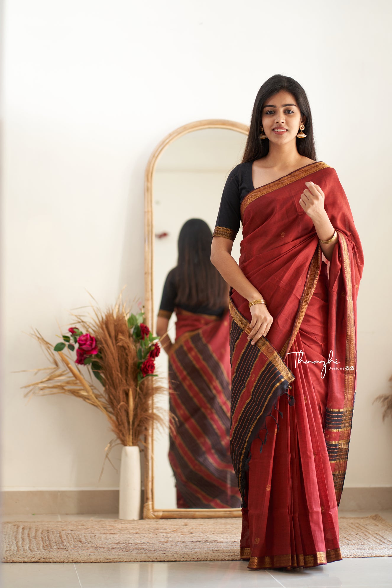 Maroon (Semi Silk)