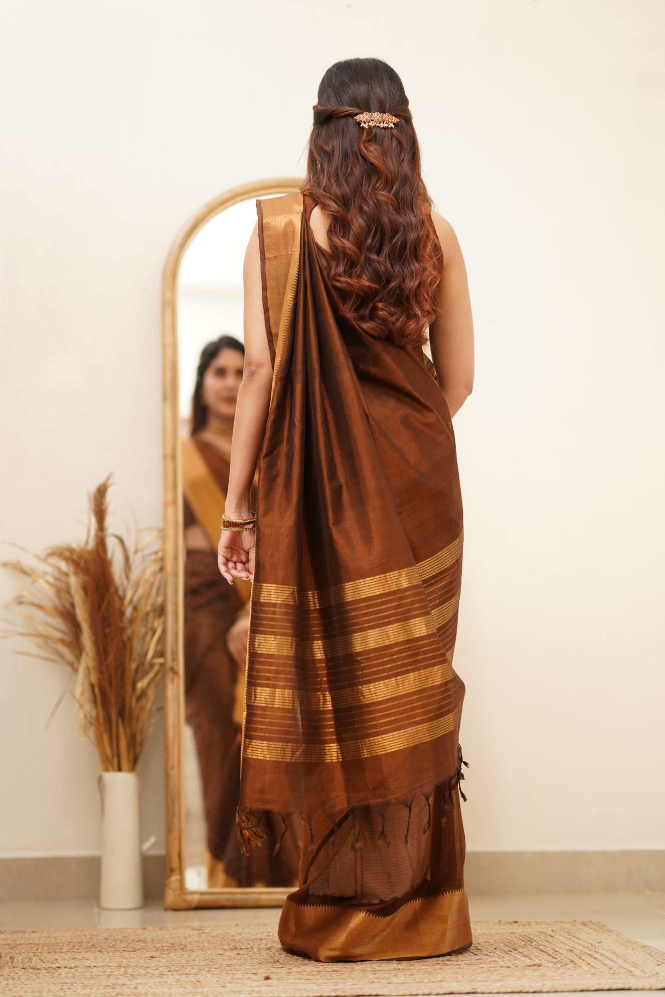Coffee Brown (Gold Border)