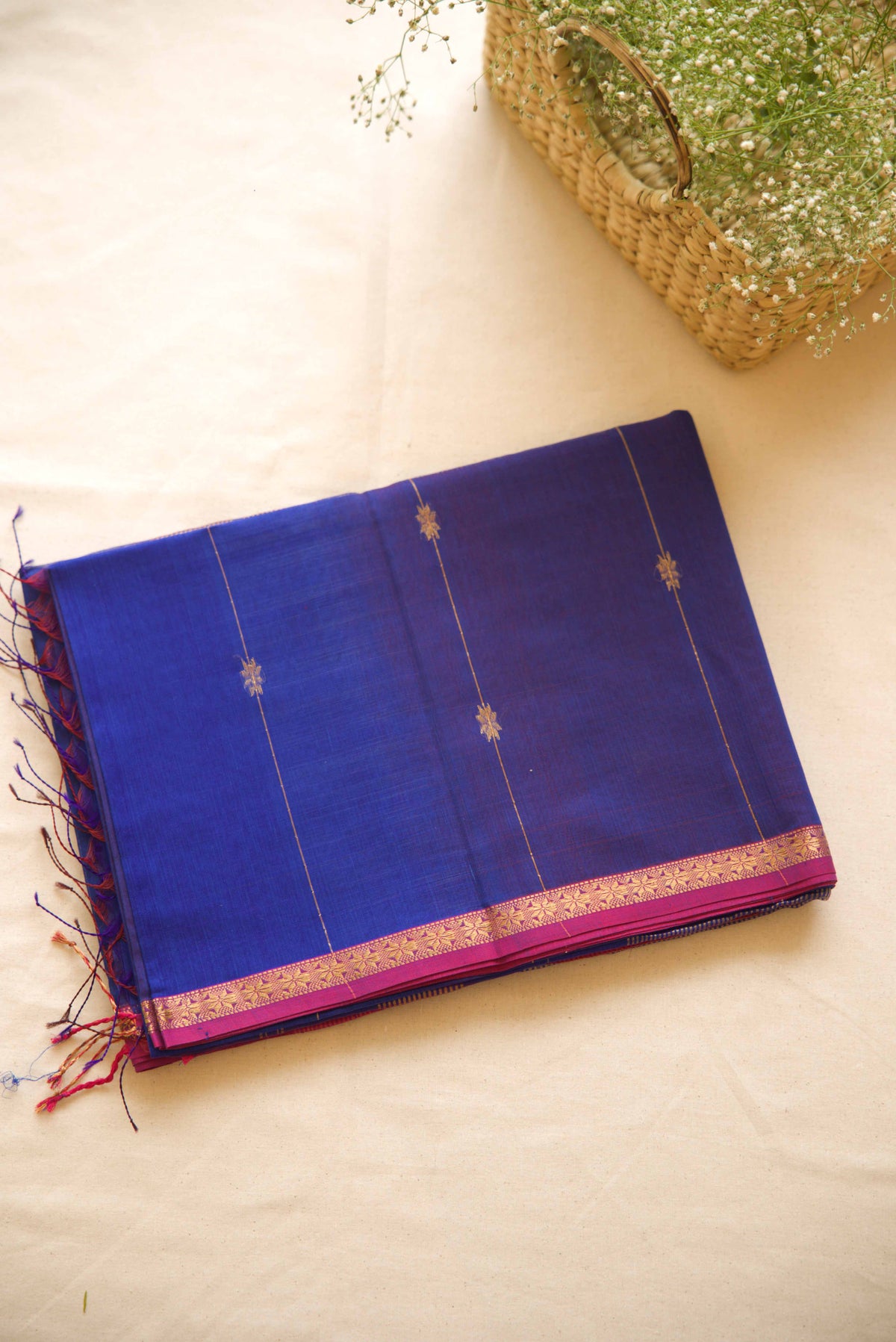 Maheshwari Silk Cotton Saree M039