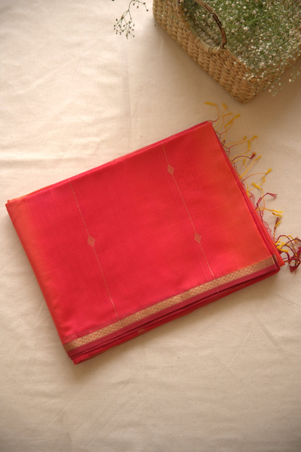 Maheshwari Silk Cotton Saree M044
