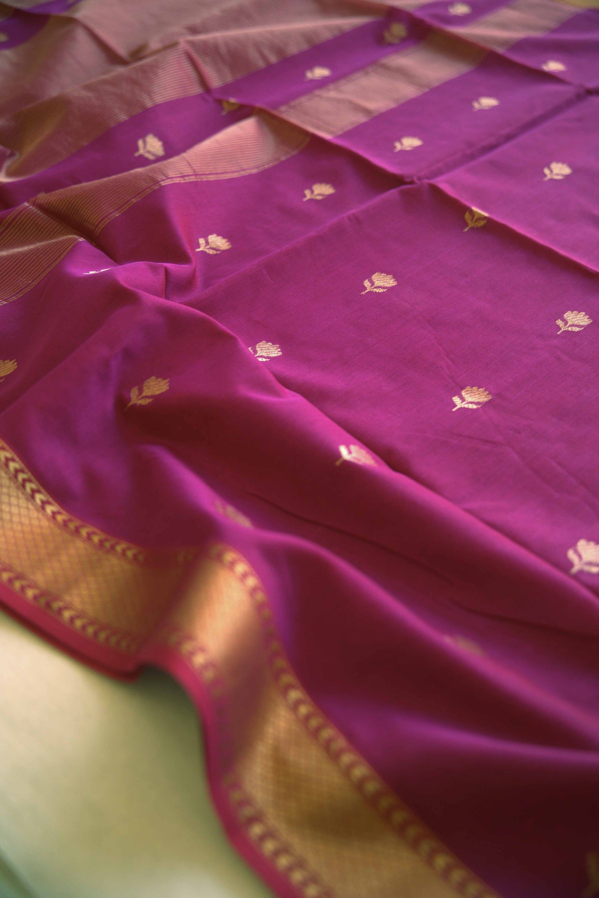 Maheshwari Silk Cotton Saree M048