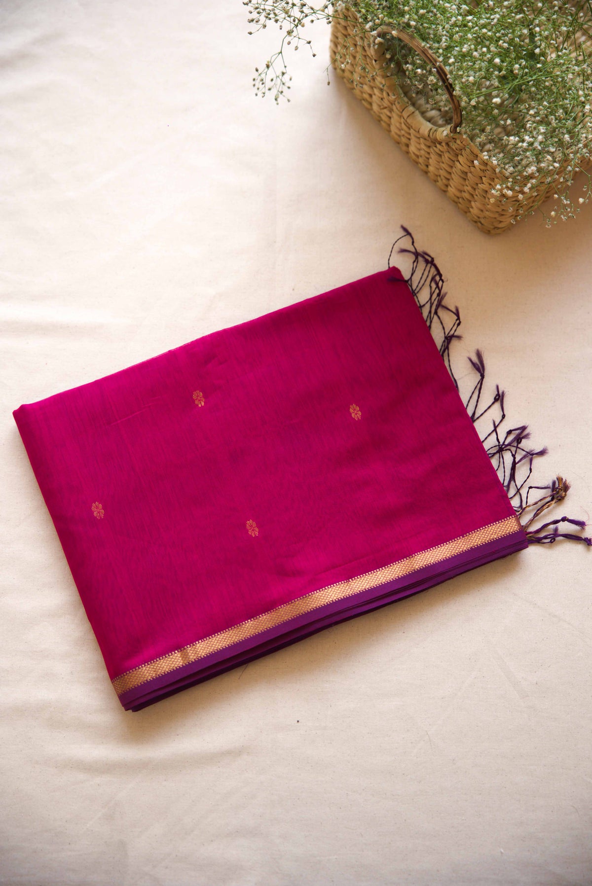 Maheshwari Silk Cotton Saree M049