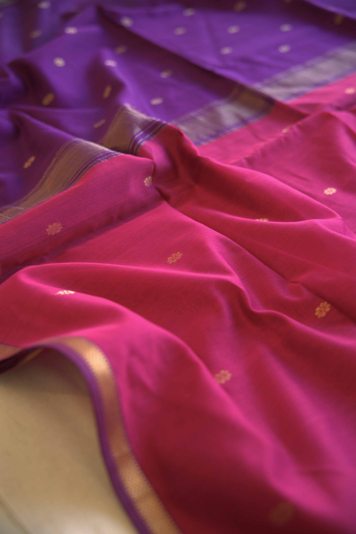 Maheshwari Silk Cotton Saree M049