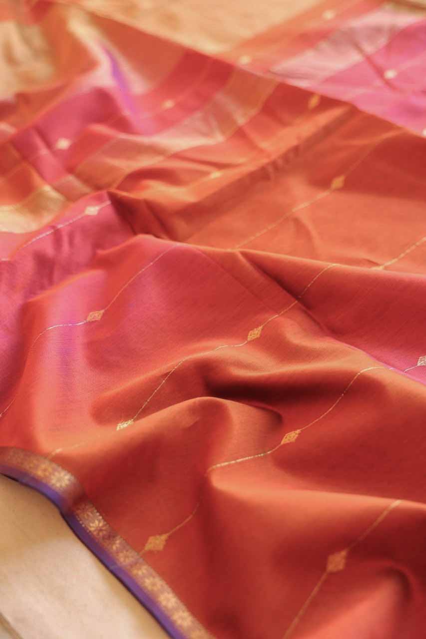 Maheshwari Silk Cotton Saree M050
