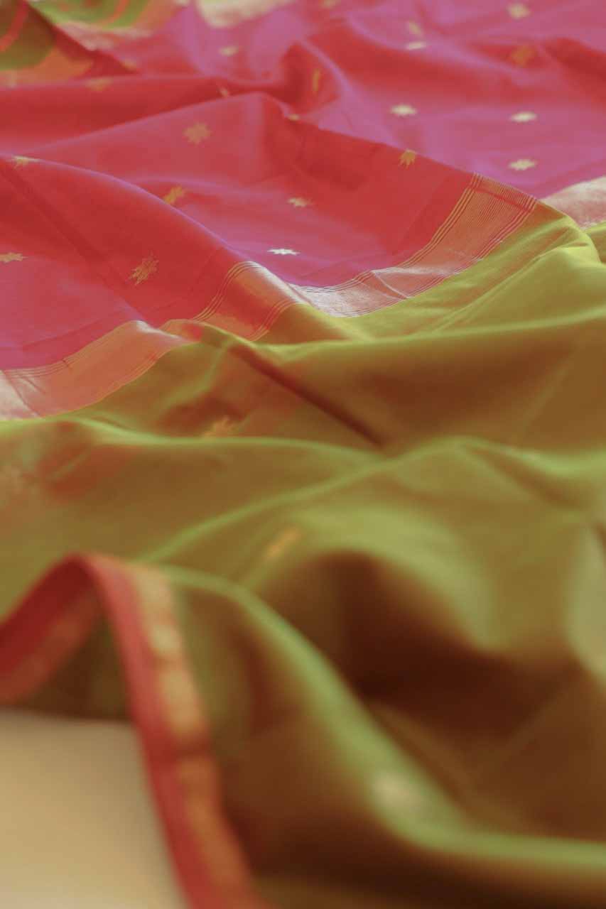 Maheshwari Silk Cotton Saree M053