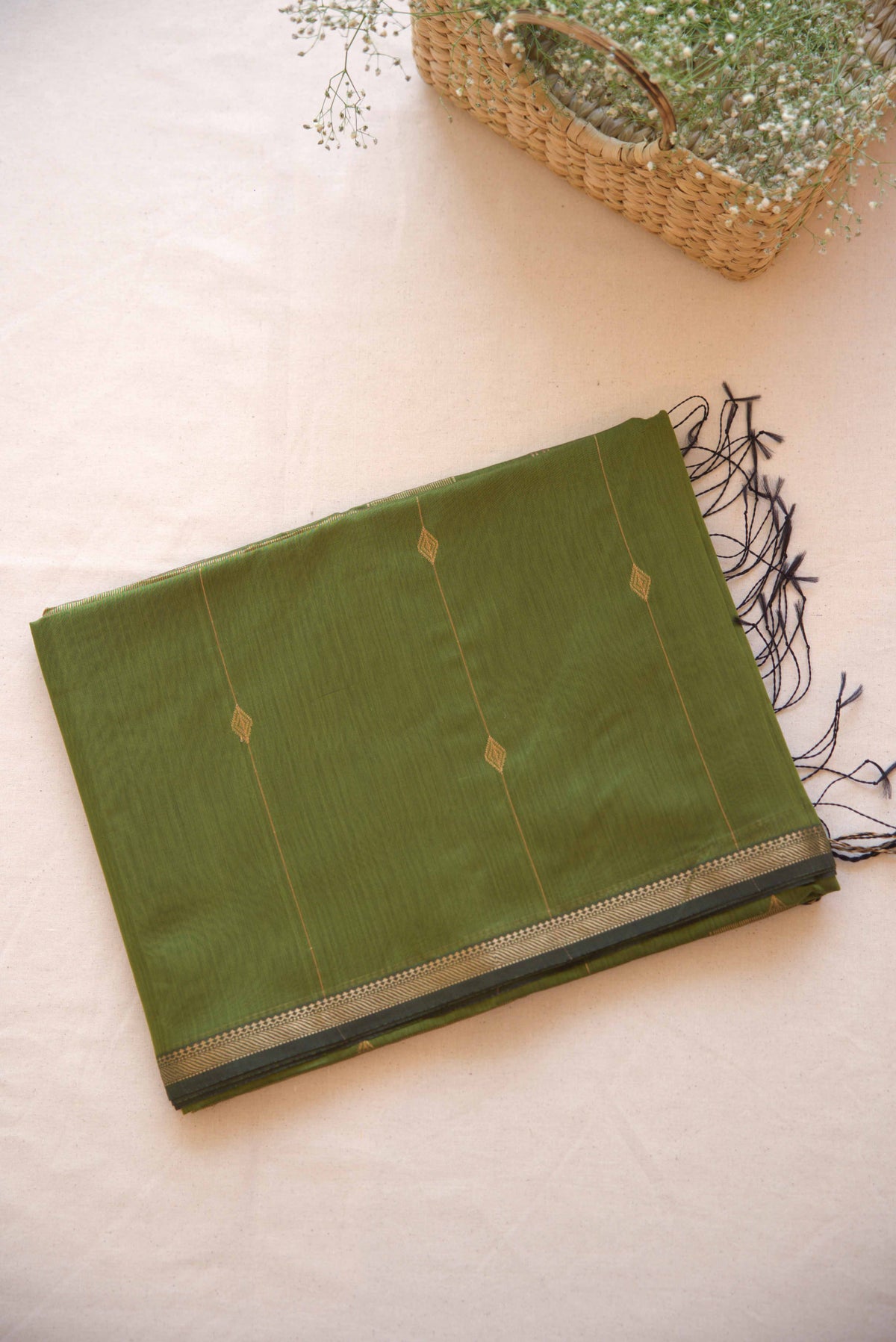 Maheshwari Silk Cotton Saree M056