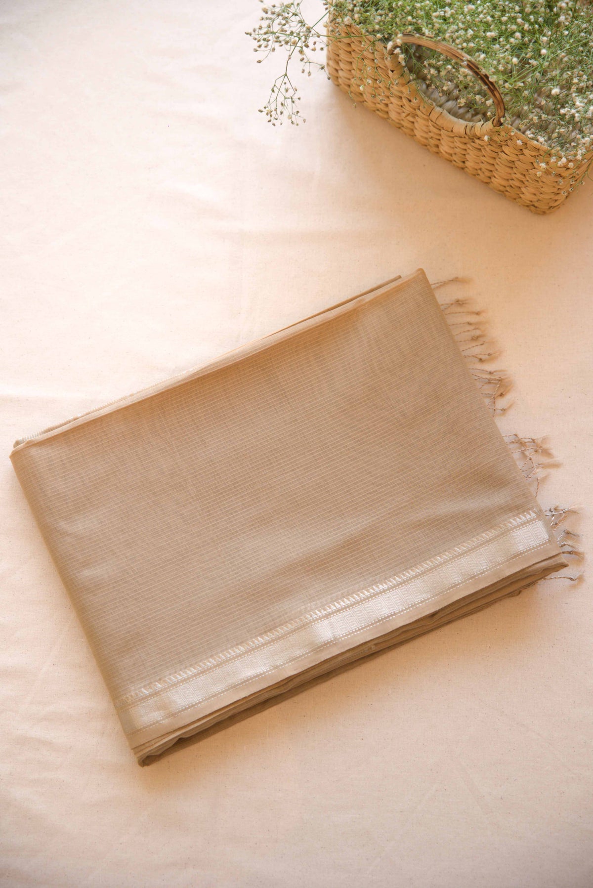 Maheshwari Tissue Silk Cotton Saree M062