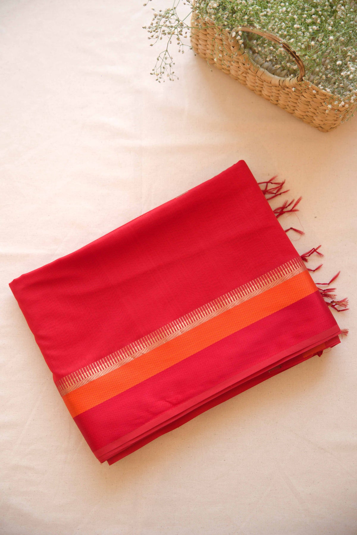 Maheshwari Silk Cotton Saree M065