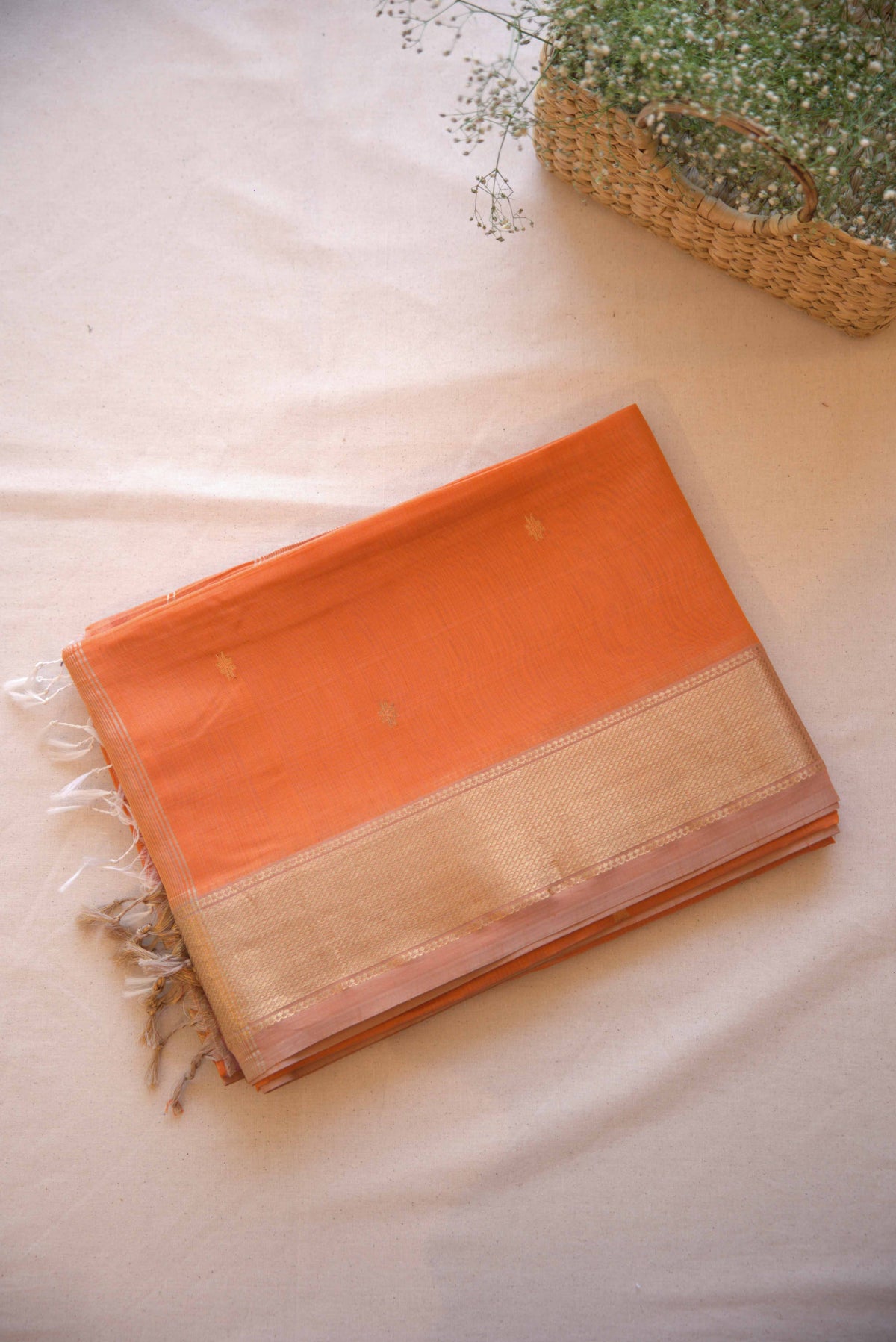 Maheshwari Silk Cotton Saree M068